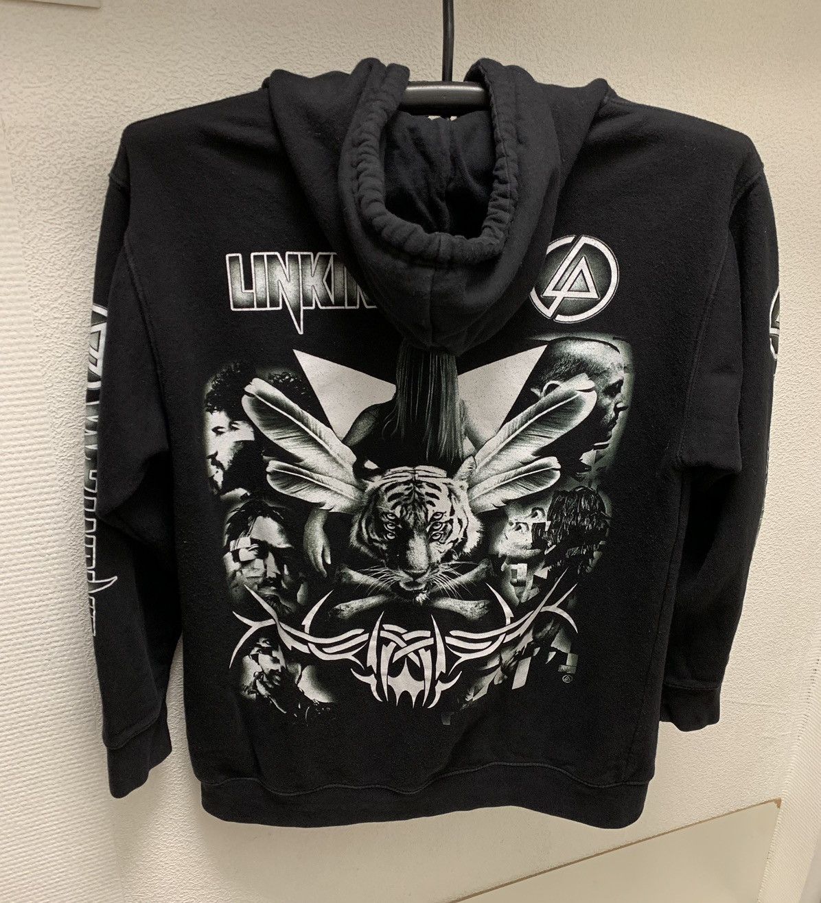 Band Tees Linkin Park vintage black zip hoodie L sz 1990th 90th full Size US L / EU 52-54 / 3 - 2 Thumbnail