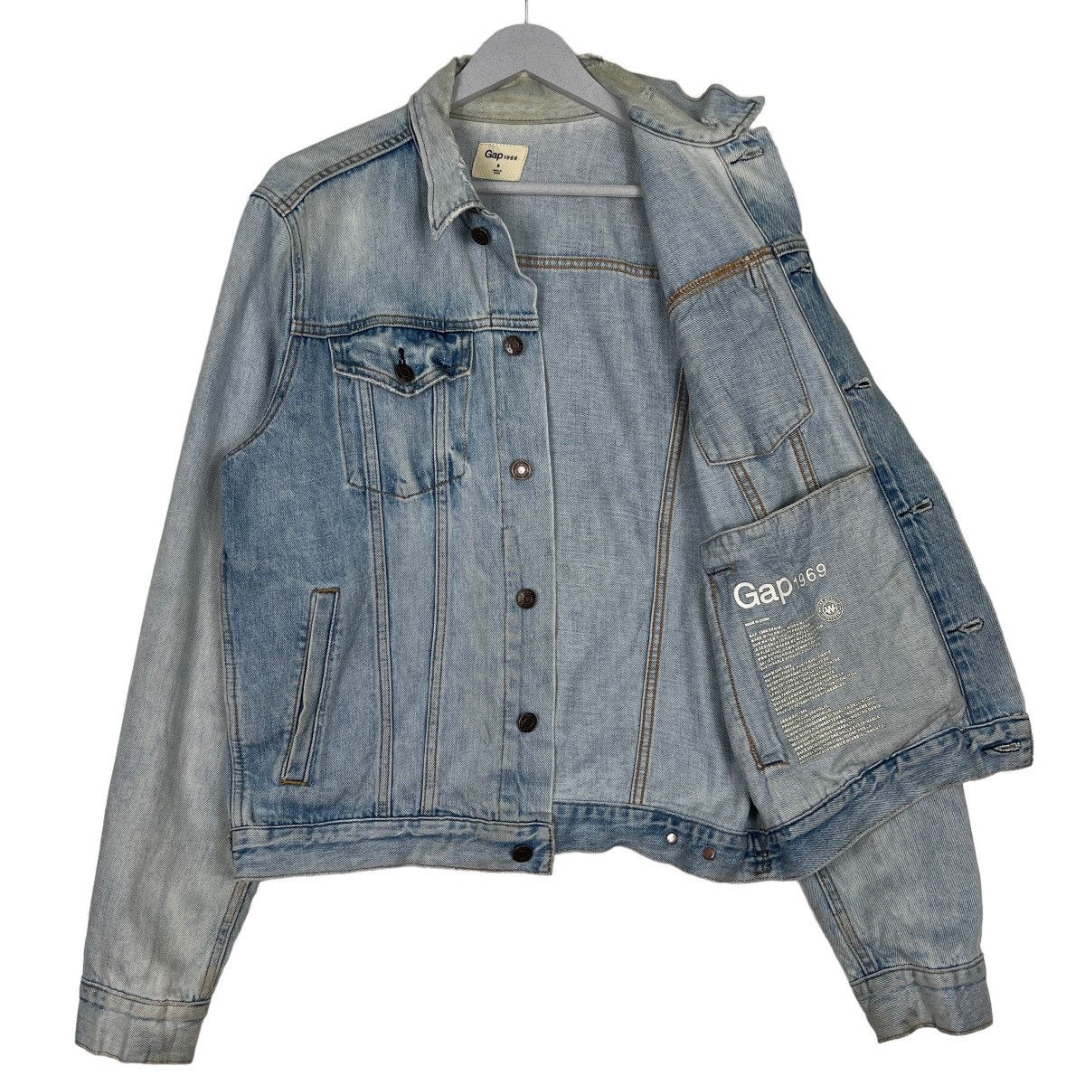 Japanese Brand 🔥 VINTAGE GAP DENIM TRUCKER JACKET Size US S / EU 44-46 / 1 - 9 Thumbnail