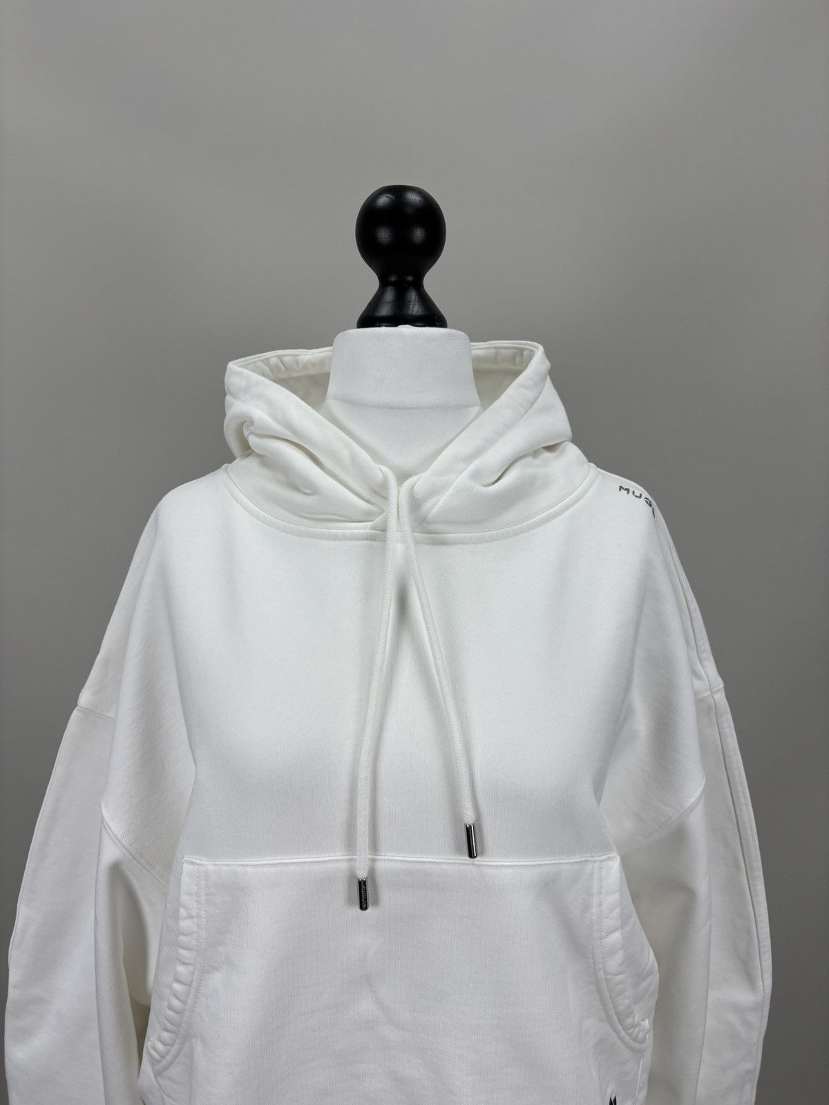 H&M × Mugler Womens hoodie Mugler H&M Size L Color White Size L / US 10 / IT 46 - 3 Thumbnail