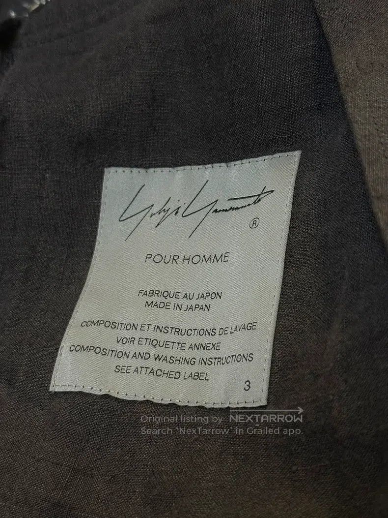 Yohji Yamamoto Yohji Yamamoto 22ss 22 mainline style plant-dyed diagonal Size US L / EU 52-54 / 3 - 6 Thumbnail