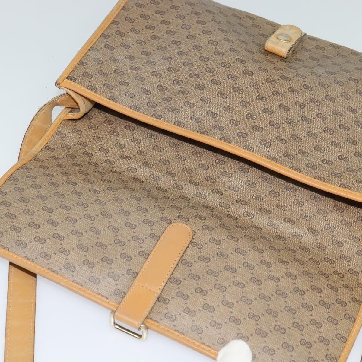 Gucci GUCCI Micro GG Supreme Shoulder Bag Pvc Beige Gold 001 115 Size ONE SIZE - 14 Thumbnail