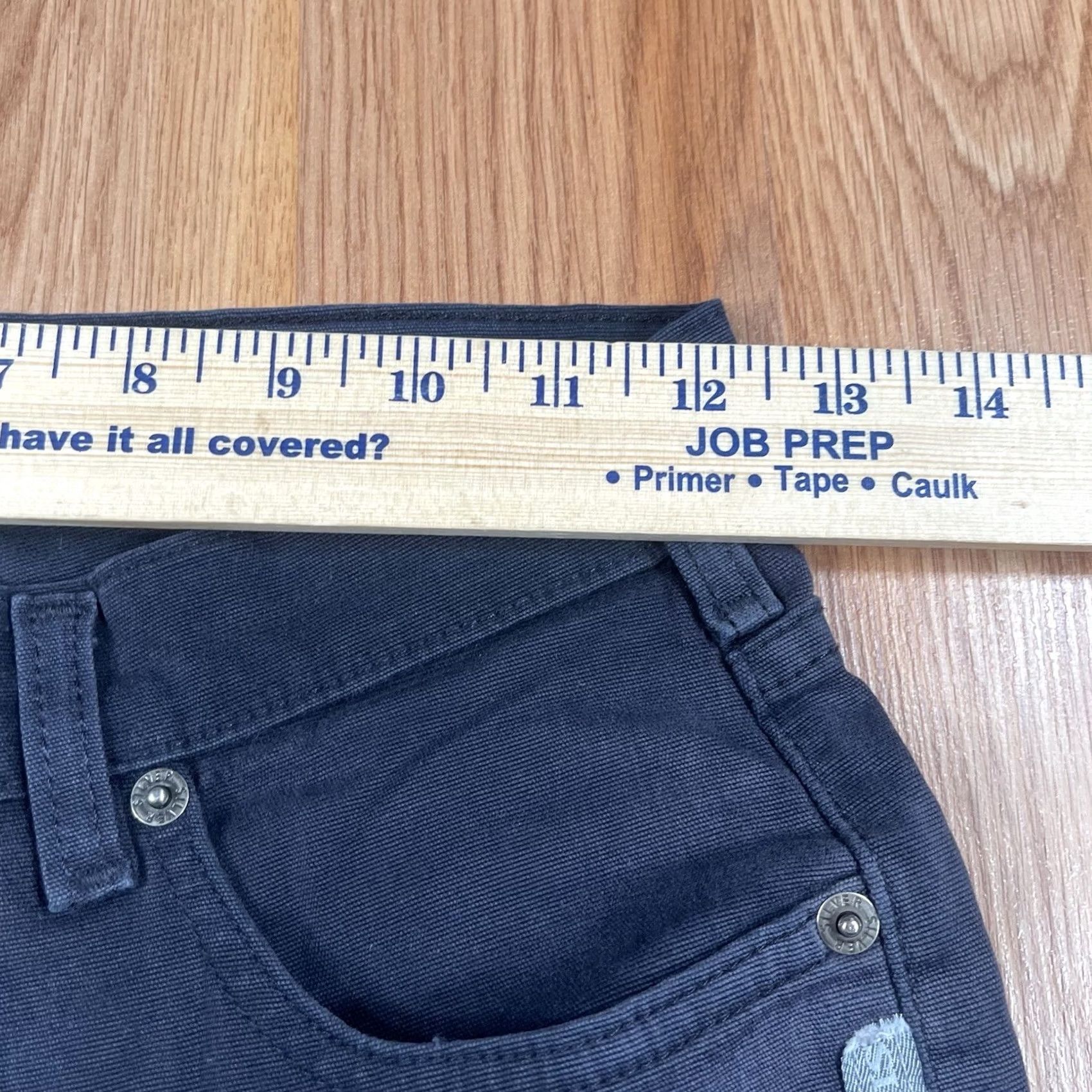 Silver Jeans Co. Silver Jeans Capri Womens 24 Waist Black Stretch Crop Denim Cotton Spandex Jeans Size 42" / US 20 - 4 Thumbnail