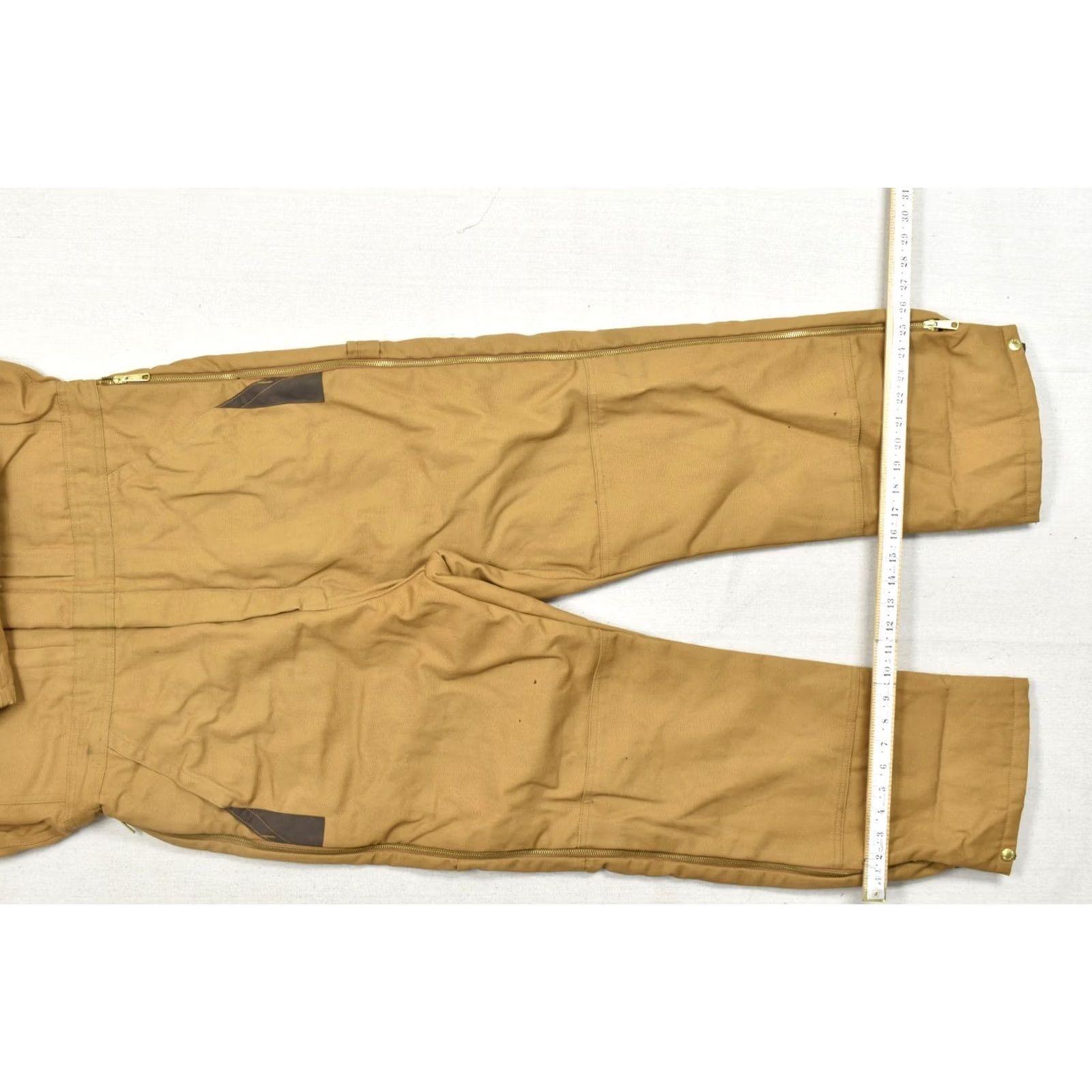 Dickies Dickies Men's Medium Short TV239BD Brown Insulated Duck Canvas Coveralls Zip Leg Jacket Workwear Mens Size US 31 - 3 Thumbnail