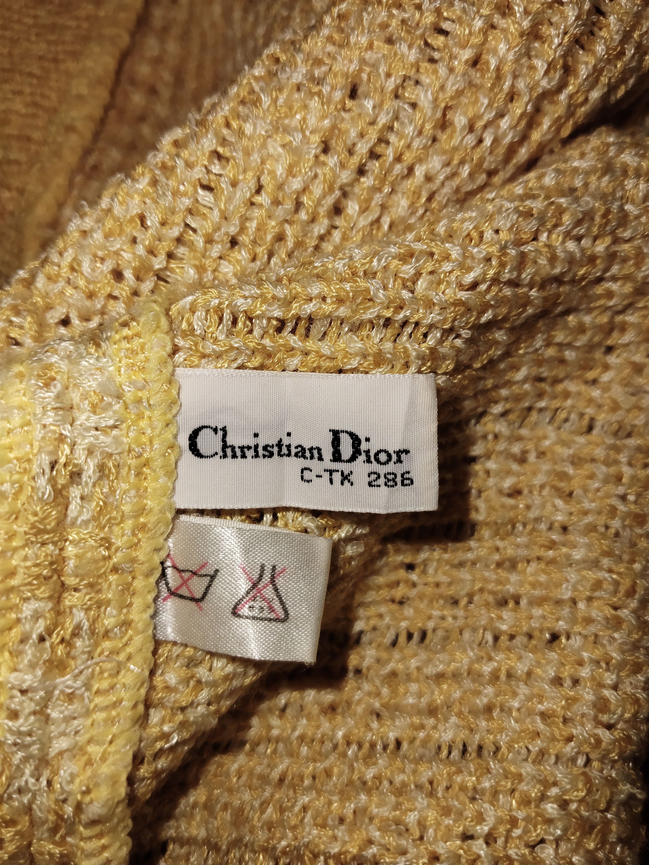 Christian Dior Monsieur × Vintage CHRISTIAN DIOR Knitwear Blouse Size S / US 4 / IT 40 - 4 Thumbnail