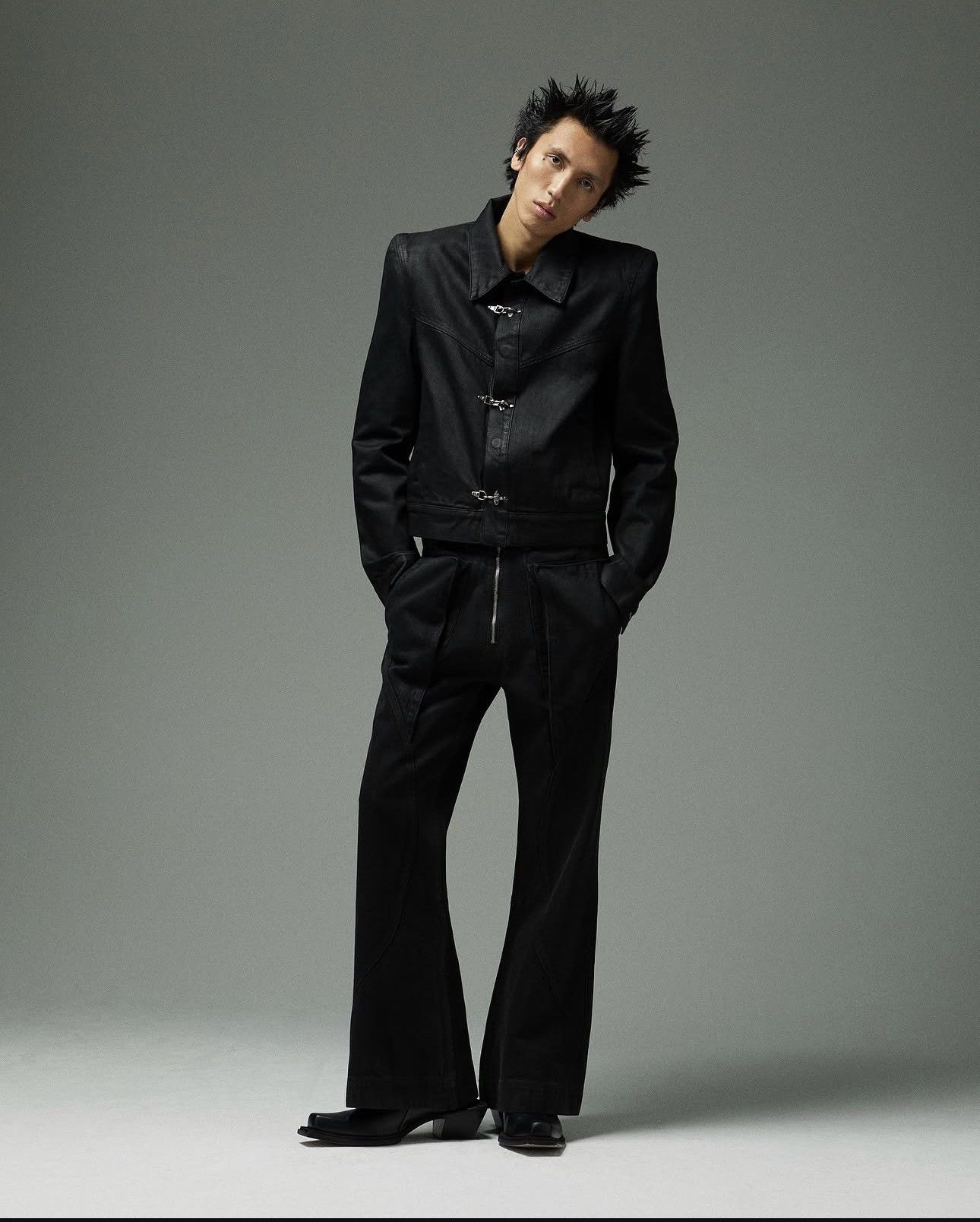 Unvain Studios UNVAIN STUDIOS “WAXED FITTED JACKET” Size US XS / EU 42 / 0 - 11 Thumbnail