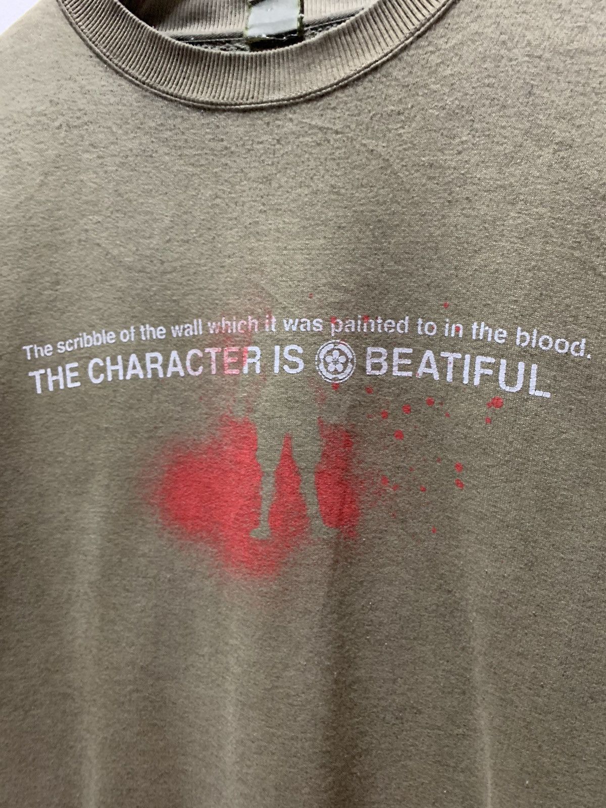 Japanese Brand Vintage Grunge Painted to in the Blood Archival Sweatshirt Size US XL / EU 56 / 4 - 3 Thumbnail