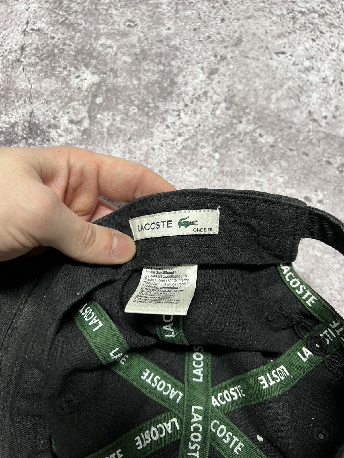 Lacoste VINTAGE LACOSTE CAP Y2K rap Size ONE SIZE - 7 Thumbnail