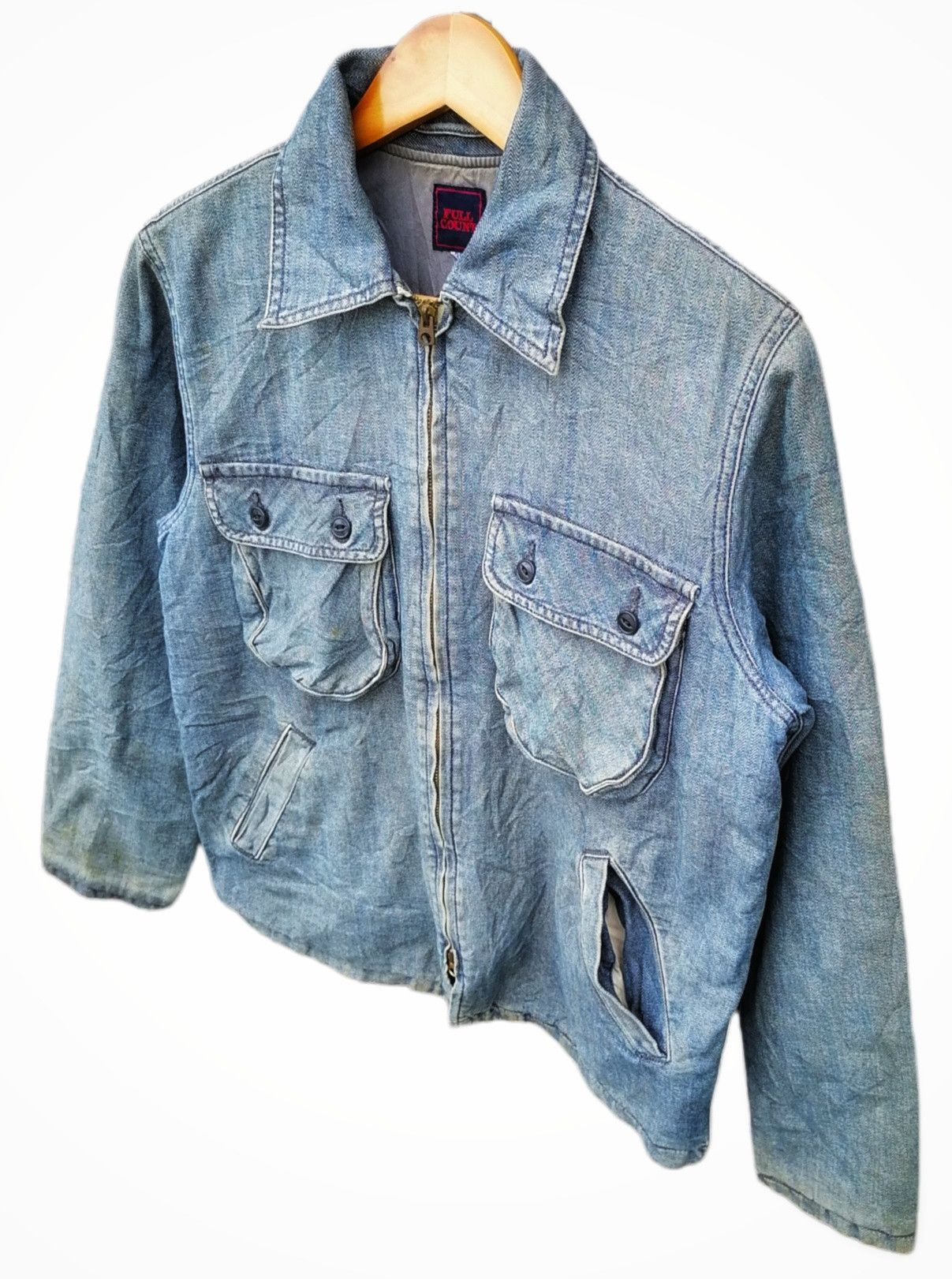 Full Count & Co. × Japanese Brand 🔥DELETE TODAY🔥Vintage Full Count Denim Jacket Size US M / EU 48-50 / 2 - 5 Thumbnail