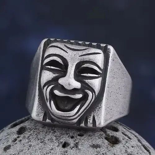 Vintage Vntg Smile Face Ring (size 7-13) Size ONE SIZE - 4 Thumbnail
