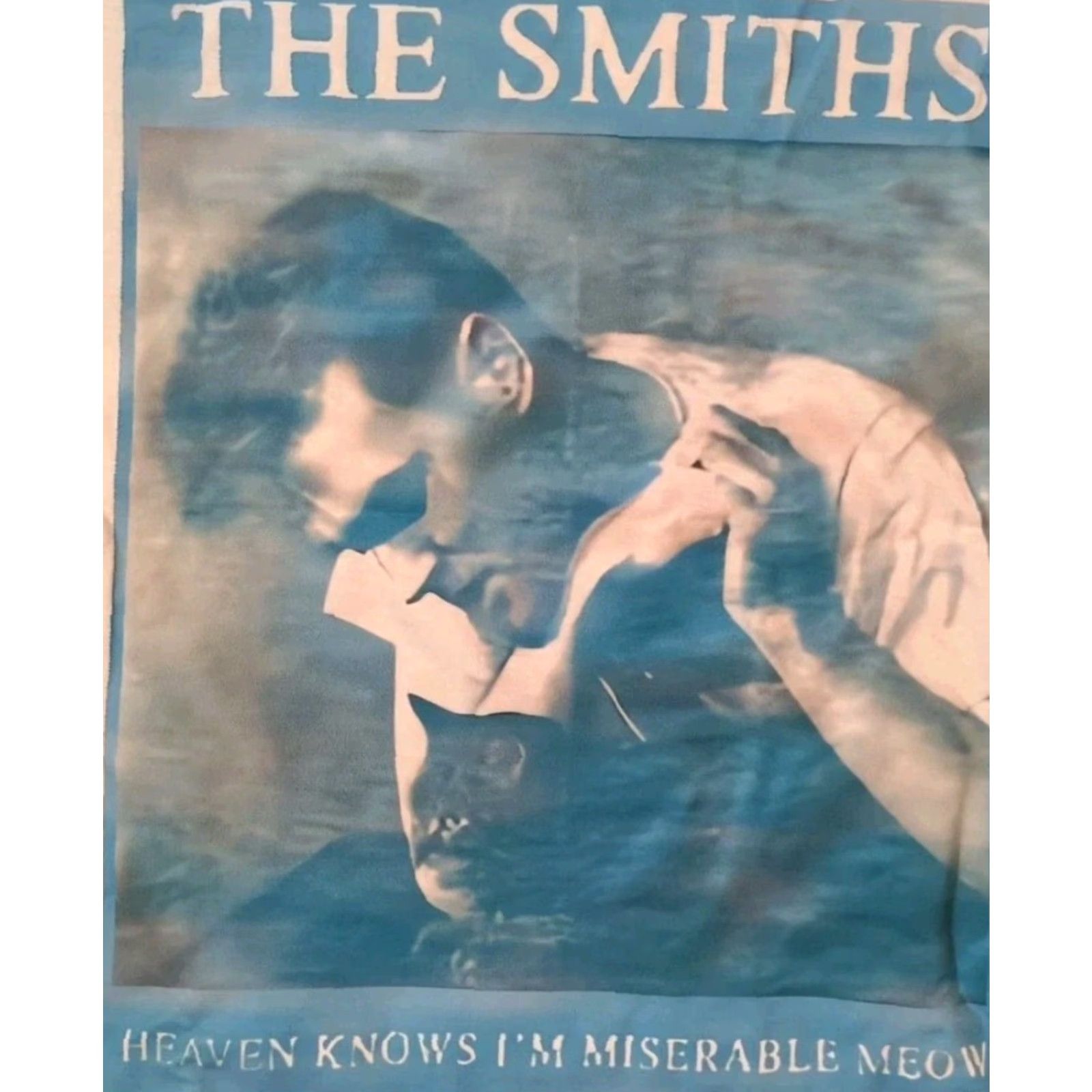 Morrissey THE SMITHS Heaven Knows I'm Miserable Meow T-shirt Unbranded Cat Black L Shirt Unisex Adults Regular Short Sleeve Round Neck Cotton 2020s Size US L / EU 52-54 / 3 - 2 Thumbnail