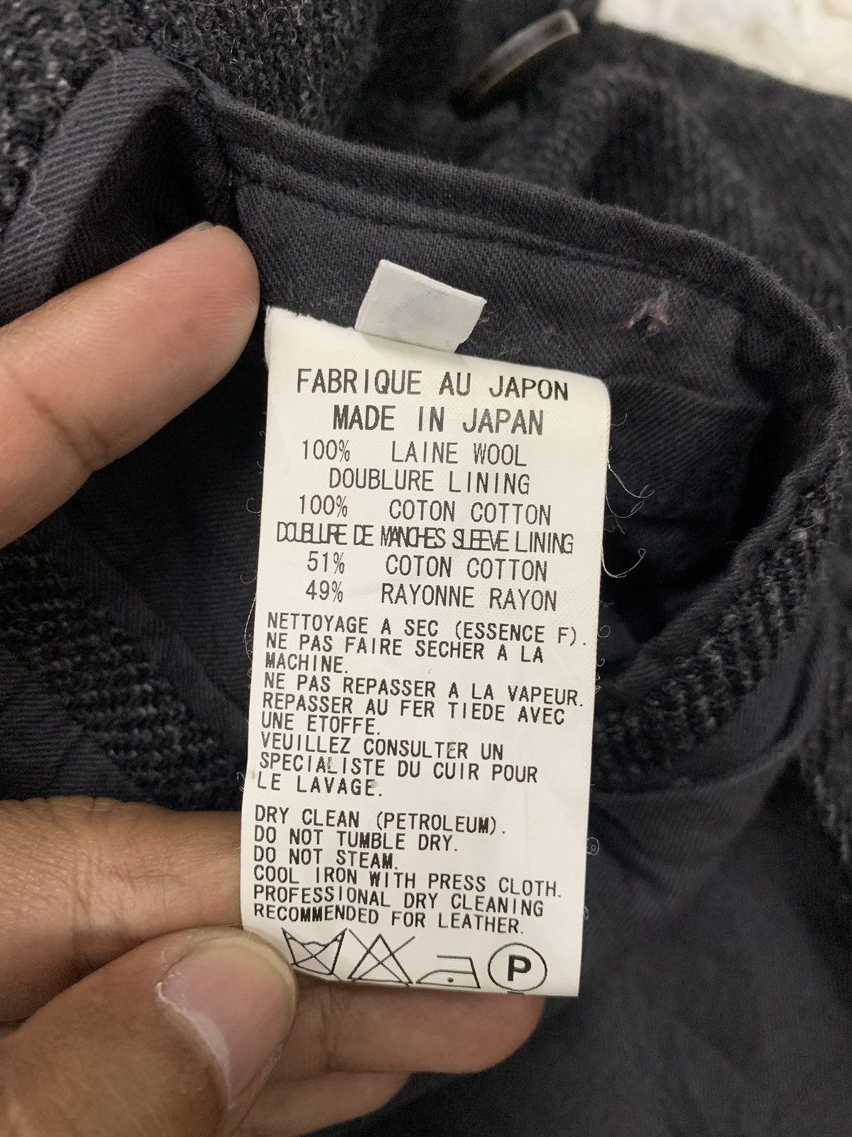 Yohji Yamamoto Vintage Y's by Yohji Yamamoto Gabardine Belted Wool Coat Size US M / EU 48-50 / 2 - 23 Thumbnail