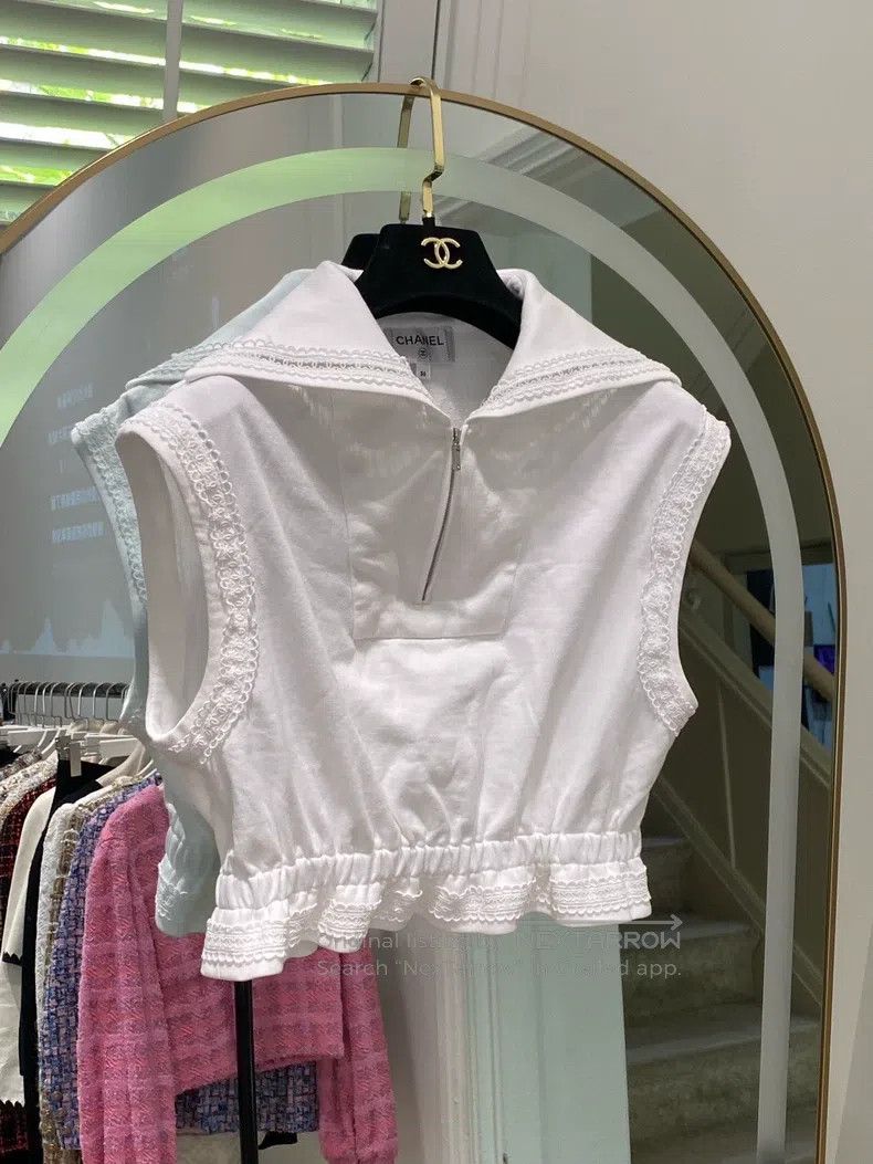 Chanel Chanel White sleeveless Size XS / US 0-2 / IT 36-38 - 1 Thumbnail