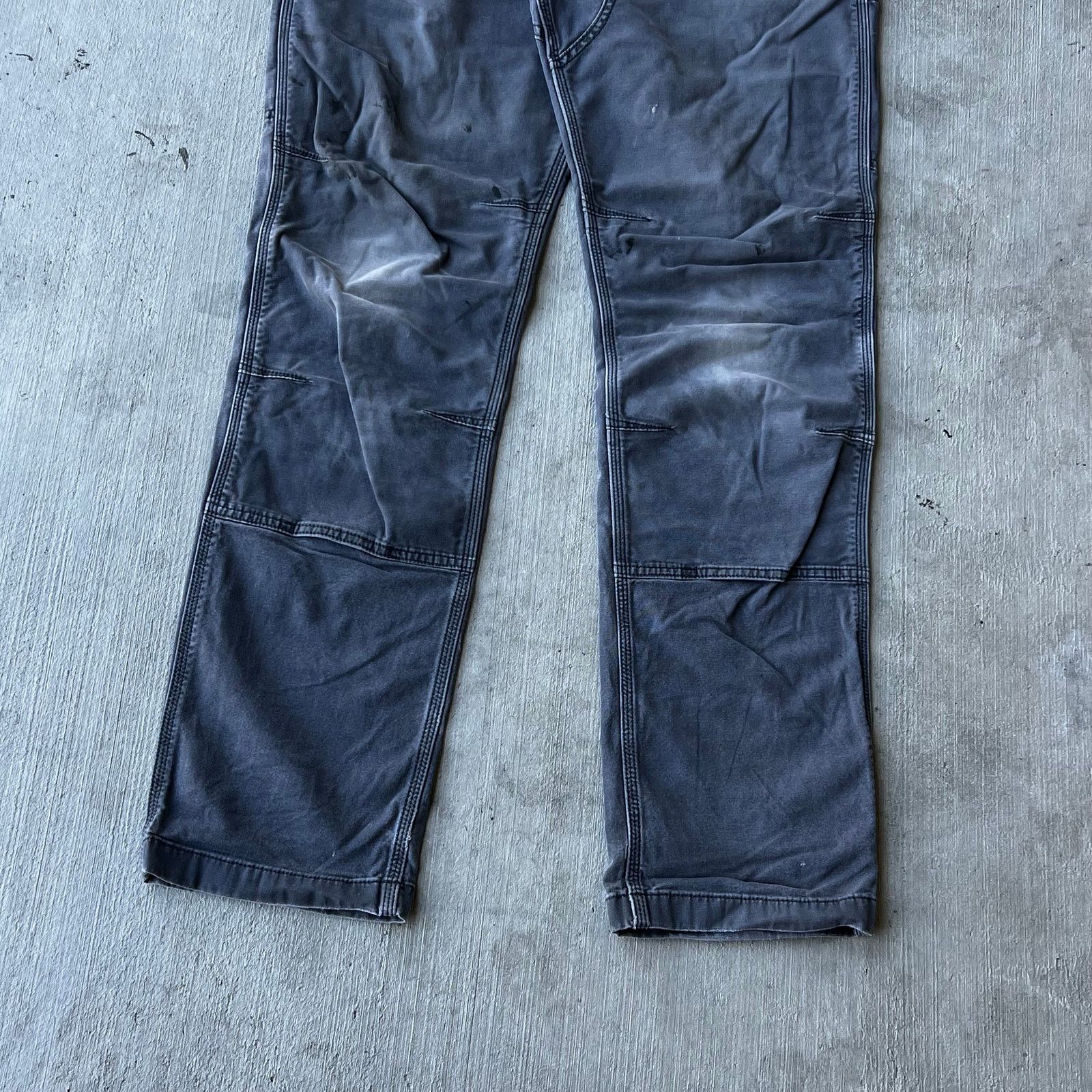 Carhartt × Vintage Carhartt gray relaxed fit double knee work carpenter pants Size US 32 / EU 48 - 3 Thumbnail