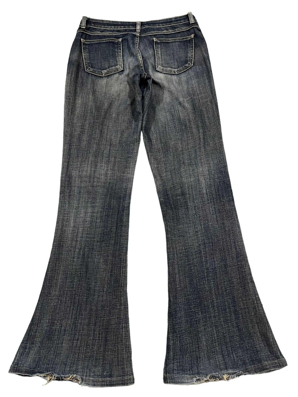 14th Addiction Vintage Japanese Brand Blue Wash Style Flare Jeans Size US 29 - 2 Thumbnail