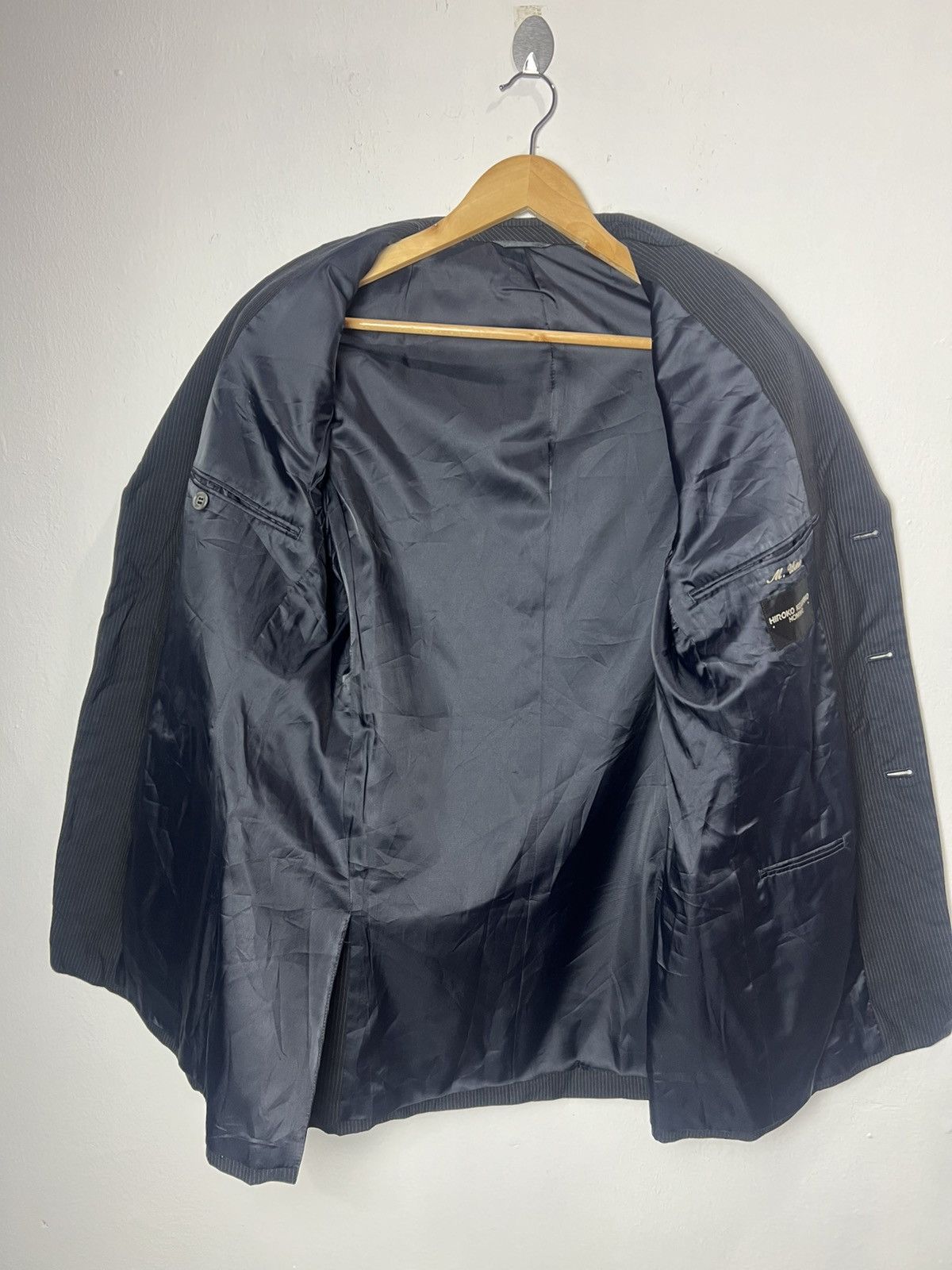 Hiroko Koshino Homme Hiroko Koshino Homme Suit Jacket Size US L / EU 52-54 / 3 - 8 Thumbnail