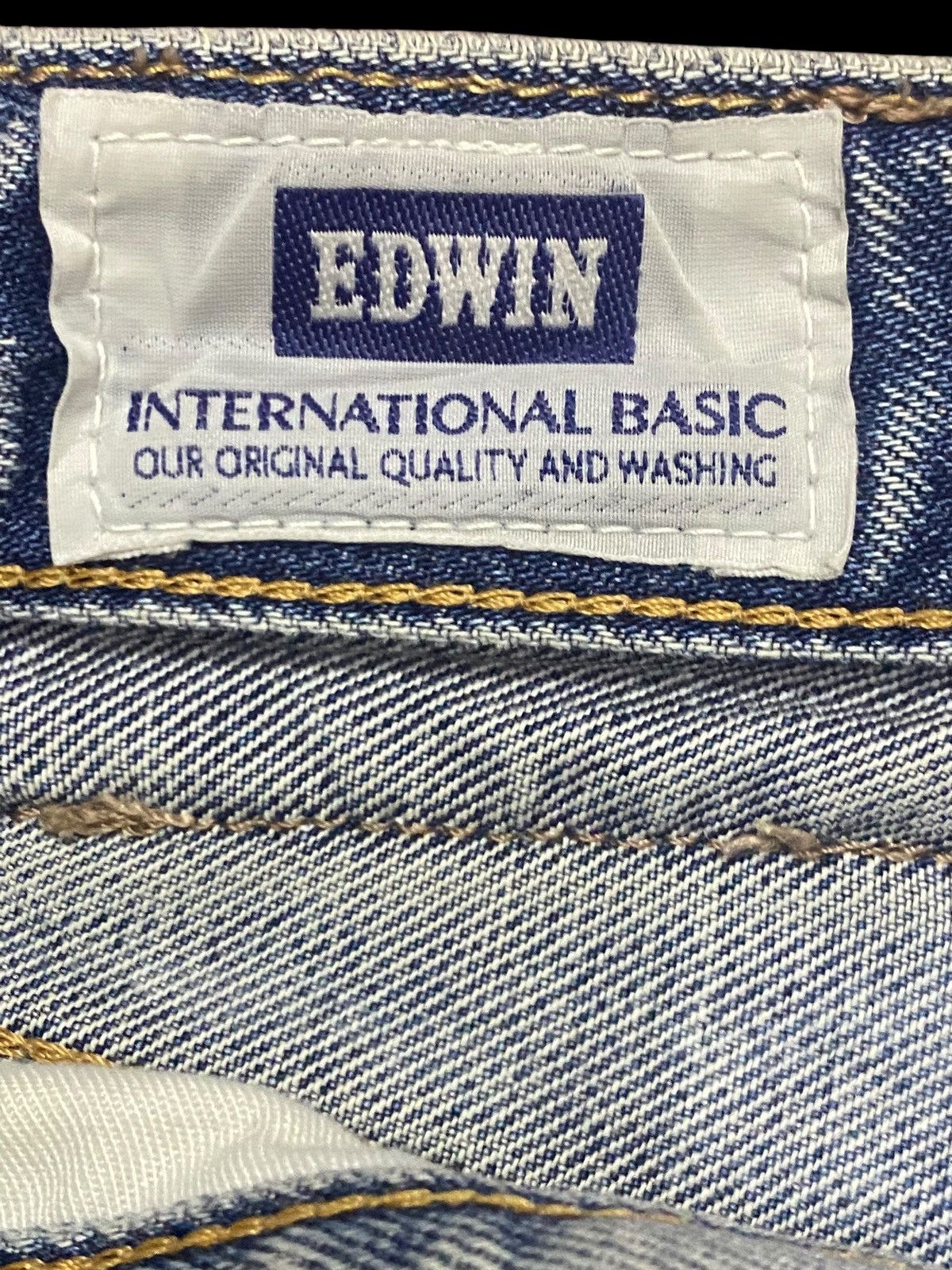 Junya Watanabe Vintage Edwin 403 Japan Faded Wash Distressed Denim Jeans Size US 30 / EU 46 - 20 Thumbnail