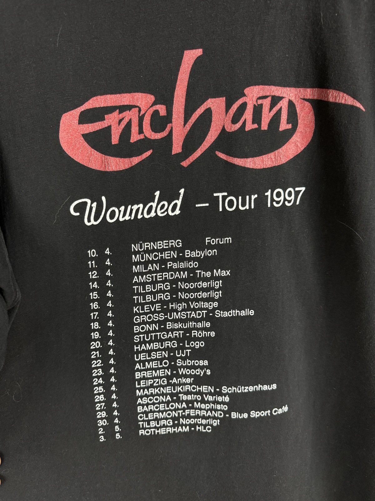 Band Tees × Vintage Promodoro vintage 90s Enchant wounded Tour 1997 band tee Size US XL / EU 56 / 4 - 9 Thumbnail