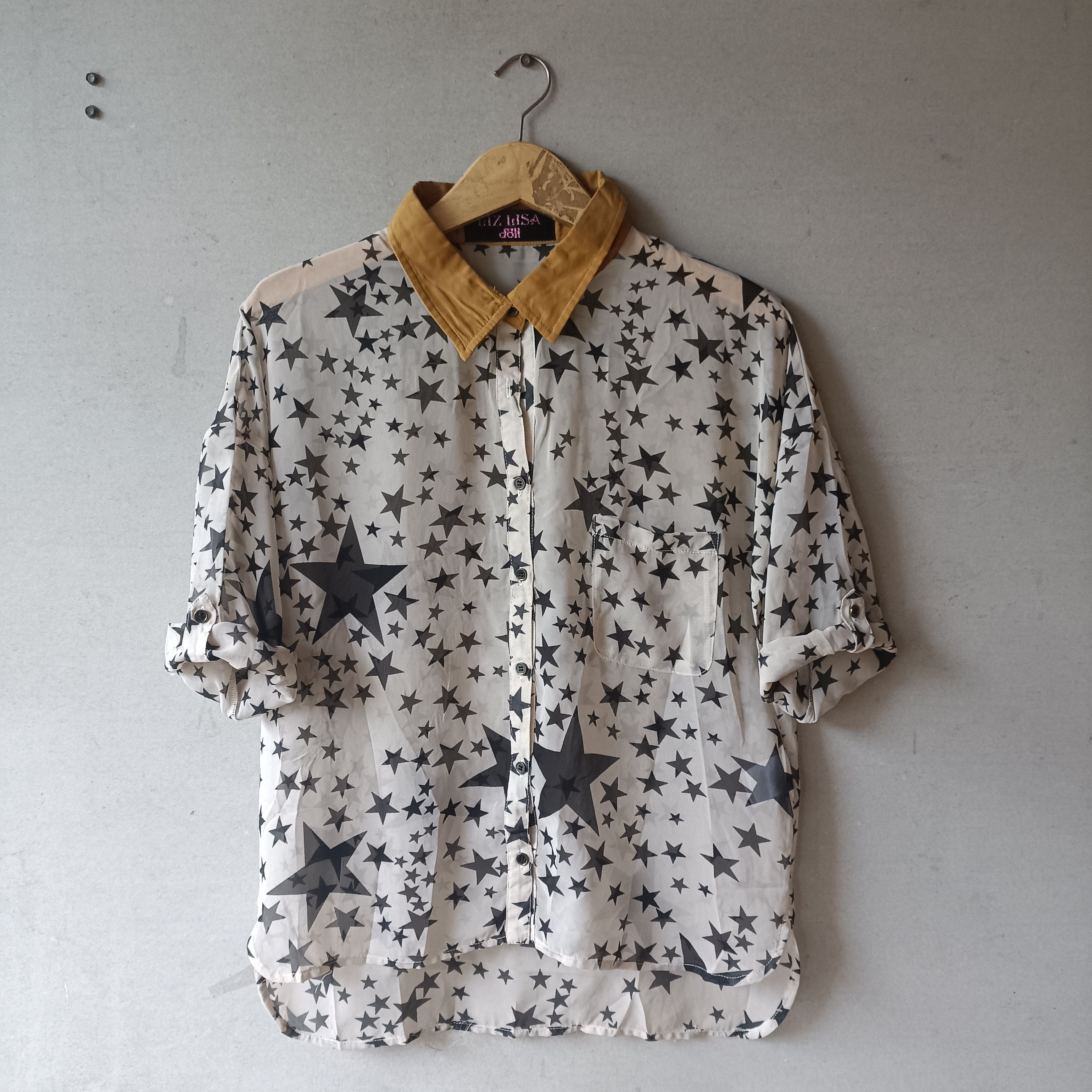 Hysteric Glamour 2000s Liz Lisa doll - Star All over Print Top Blouses Size M / US 6-8 / IT 42-44 - 1 Thumbnail