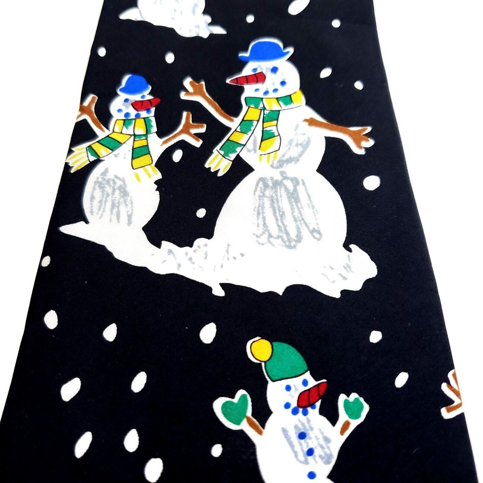 Designer Save The Children "It's Cold Out Here" Snowman Black Print S Size ONE SIZE - 2 Thumbnail