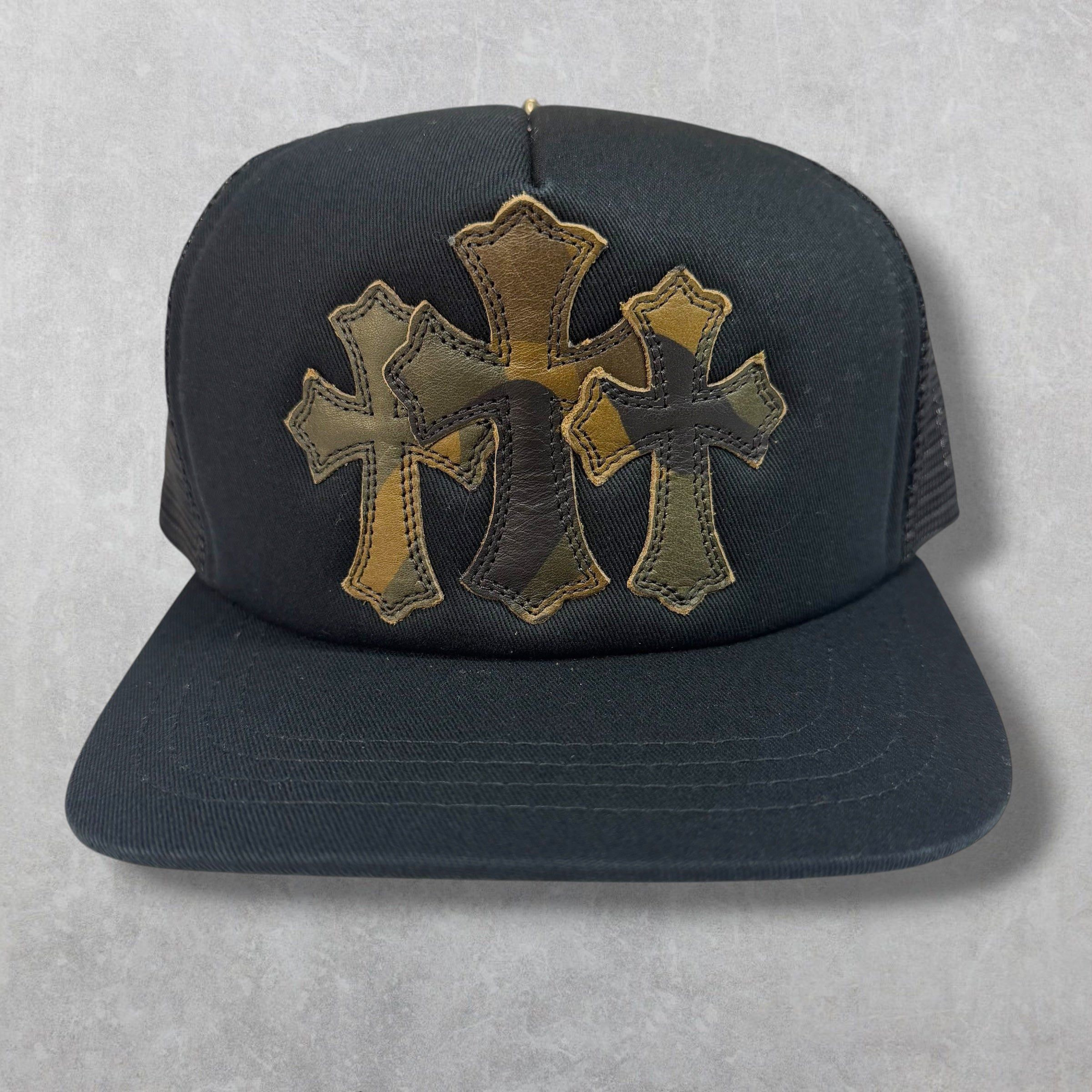 Chrome Hearts Chrome Hearts Camo Cemetery Cross Patch Trucker Size ONE SIZE - 1 Thumbnail
