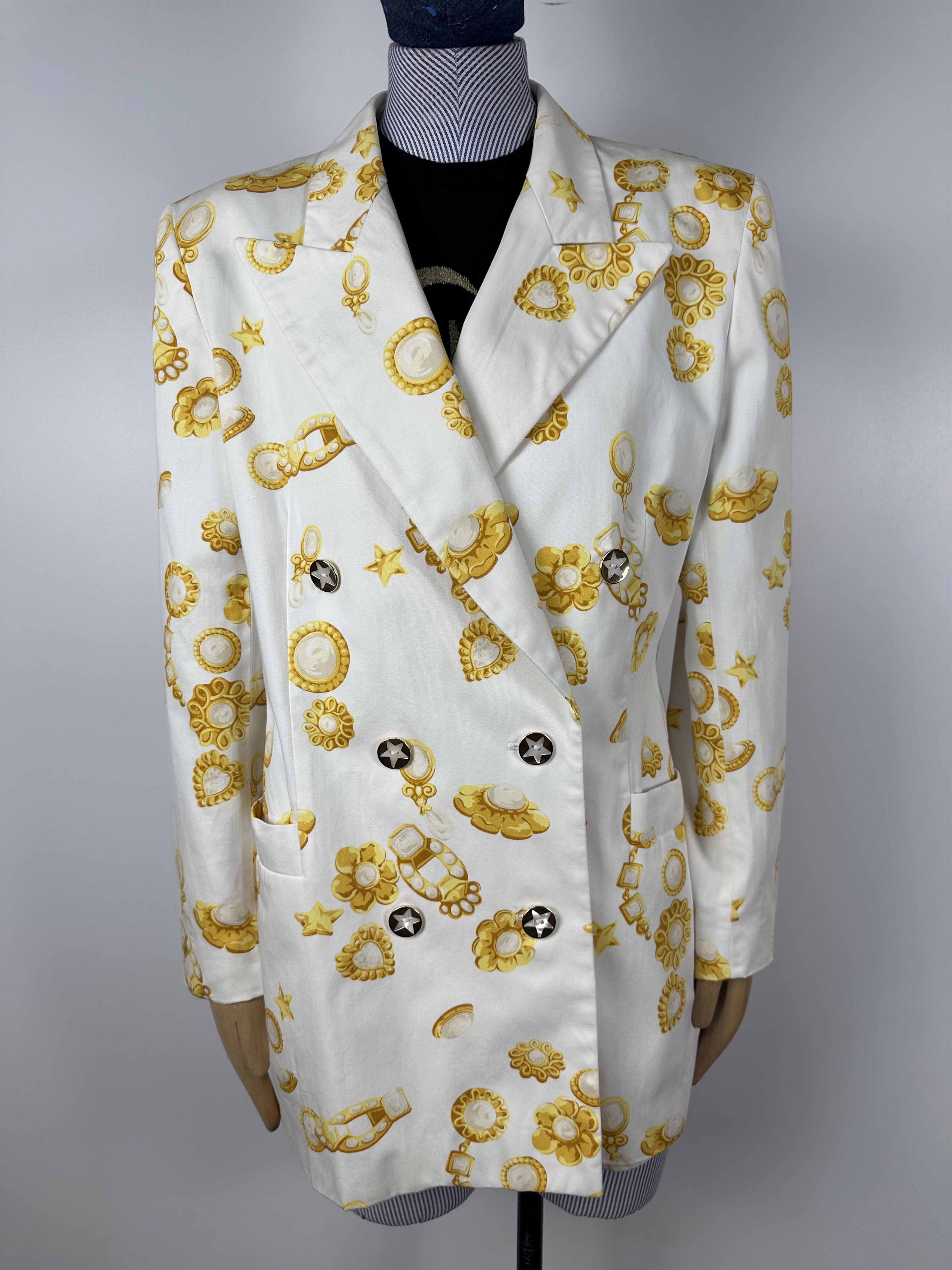 Escada × Escada Sport ESCADA Double Breasted Blazer Jacket Beautiful Buttons Sz 38 Size XS / US 0-2 / IT 36-38 - 2 Thumbnail