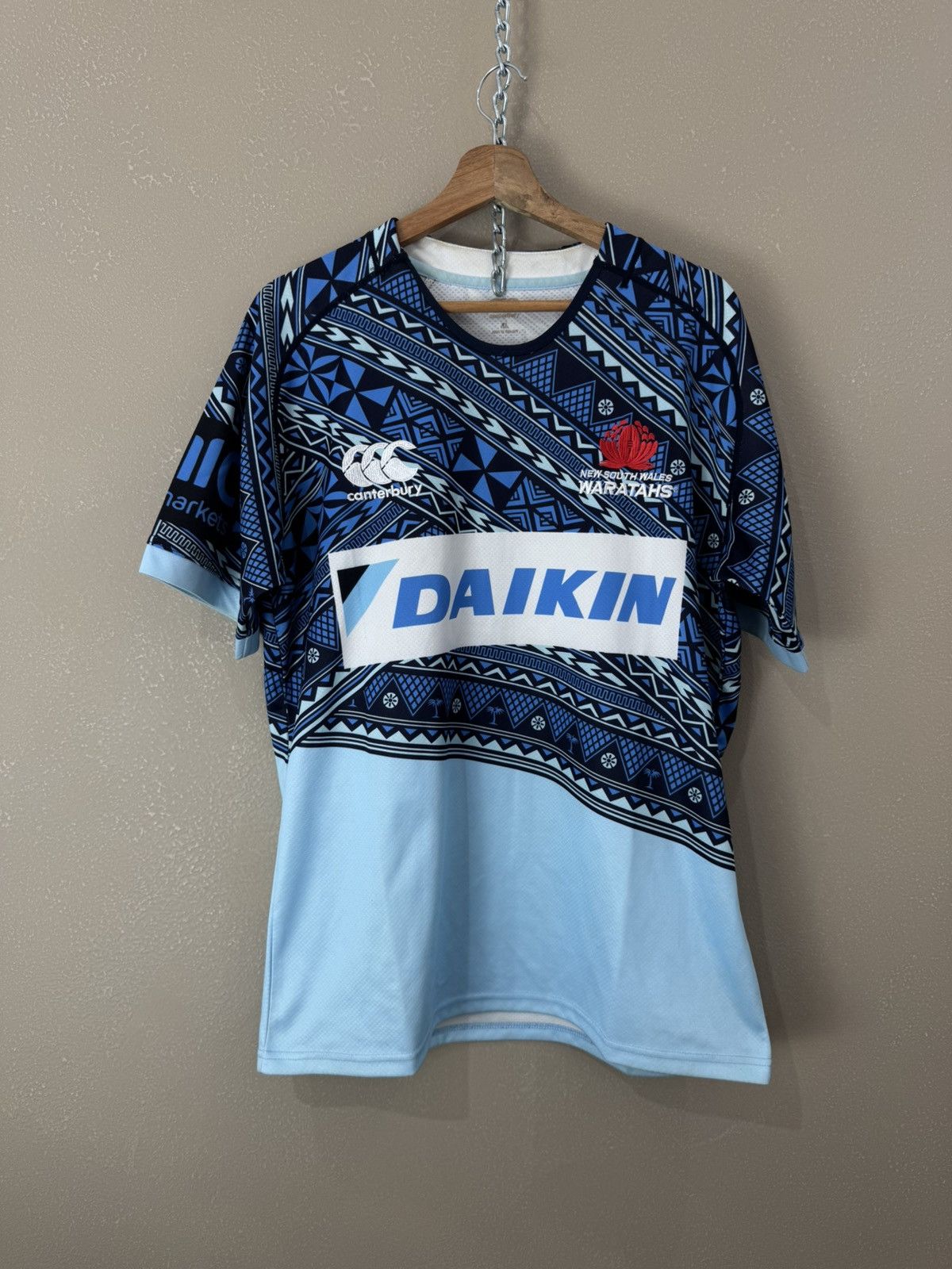 Canterbury of New Zealand Waratahs Rugby Union Shirt Adults XL Size US XL / EU 56 / 4 - 1 Thumbnail