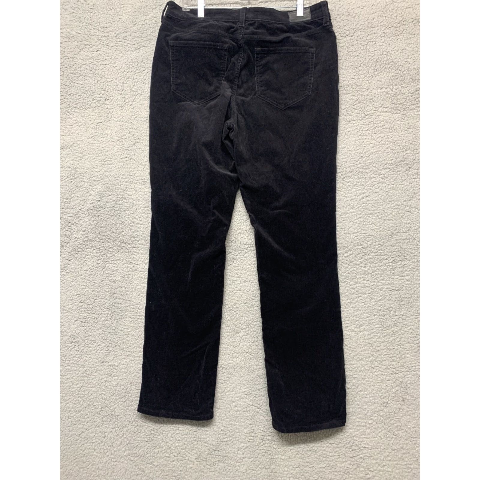 Lands' End Lands' End Womens Black Corduroy Pants 14 Mid Rise Straight 35 x 32 Pants Dress Pants Mens Womens Girls Size 36" / US 14 / IT 50 - 6 Thumbnail