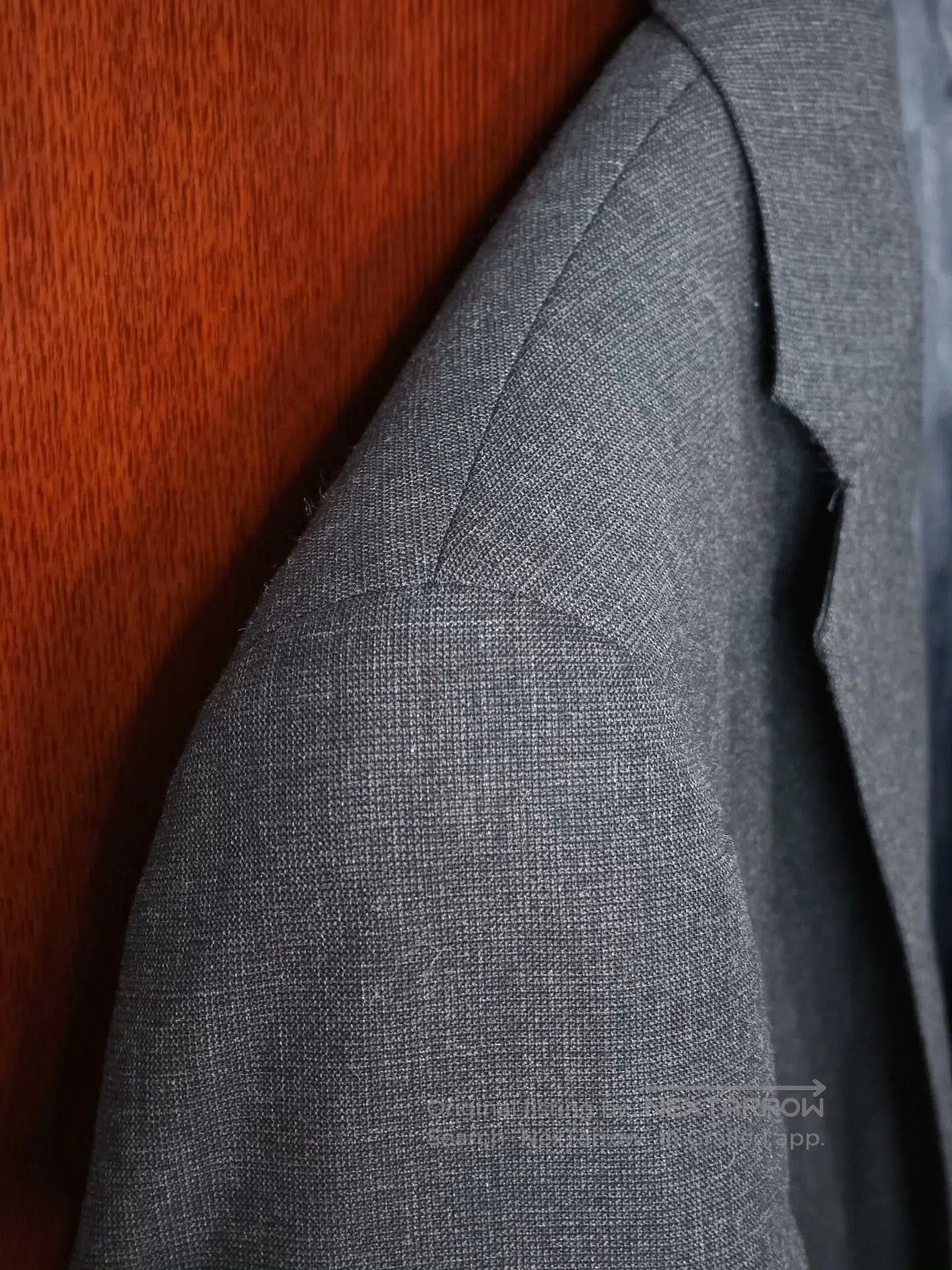 Holland & Sherry Holland Sherry Gray Wool Blazer. Size US S / EU 44-46 / 1 - 3 Thumbnail