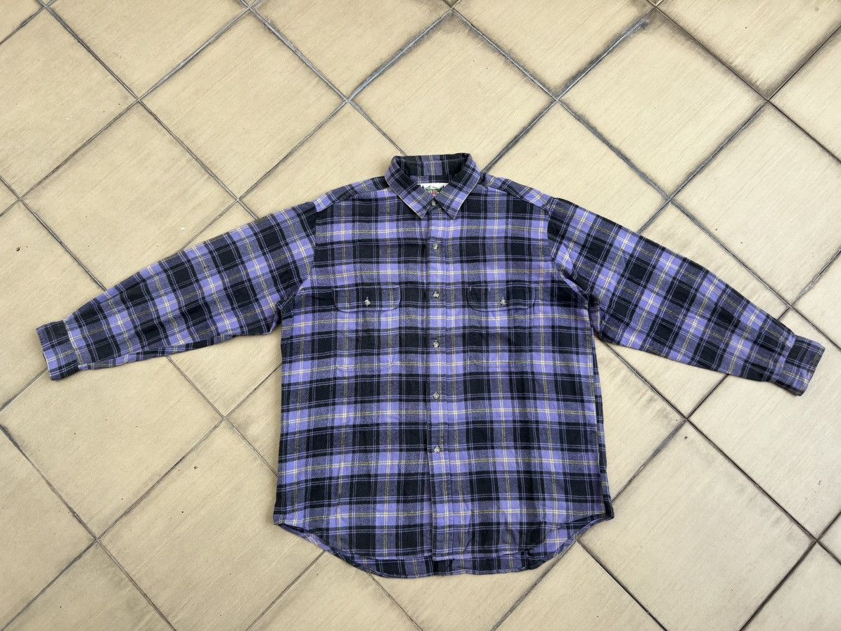 Levi's × Vintage Vintage 80s Levi’s Alaska Made in Japan Flannel Shirt Size US M / EU 48-50 / 2 - 11 Thumbnail