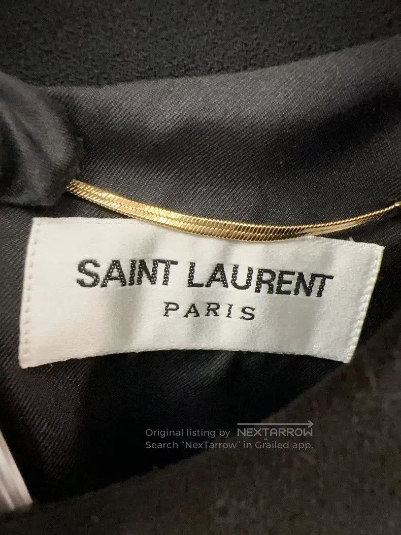 Saint Laurent Paris Saint Laurent Paris Black Short Sleeve Dress Size S / US 4 / IT 40 - 3 Thumbnail