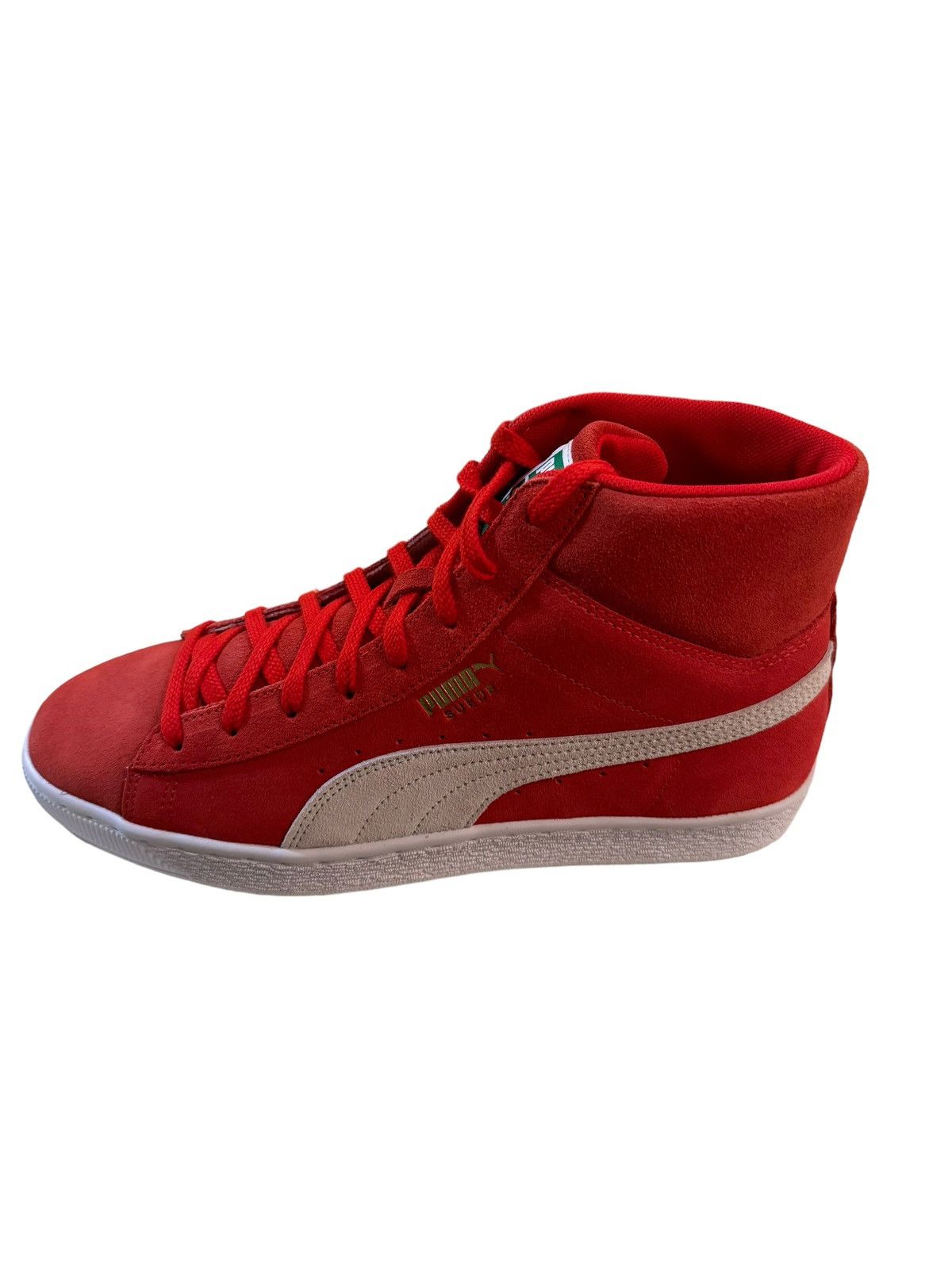 image of Puma Suede Xxi Shoes in Red, Men's (Size 9.5)