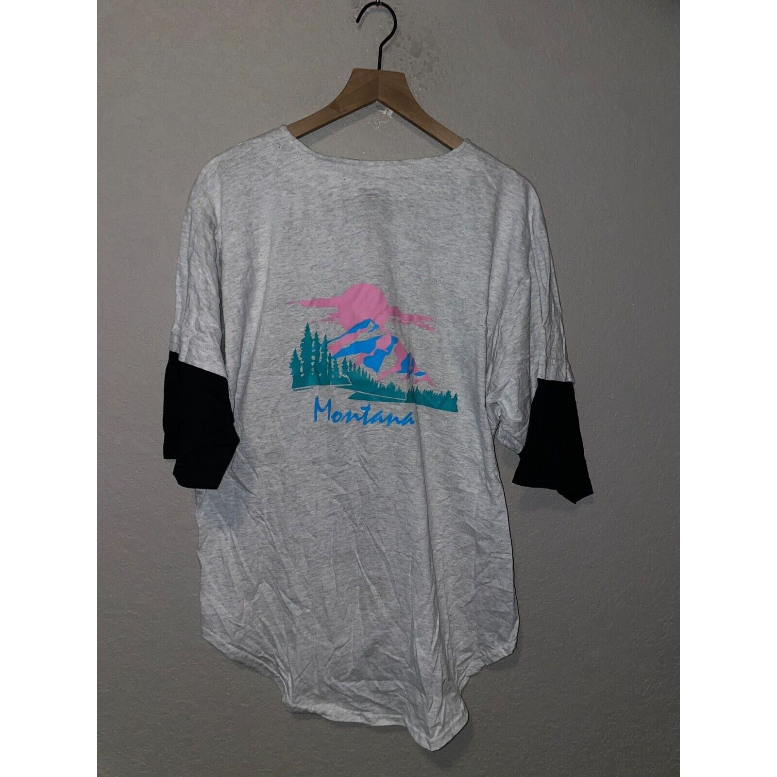 Signal Sport Vintage Test Print Jersey Signal Montana Gray VTG 90s L USA Size US L / EU 52-54 / 3 - 6 Thumbnail