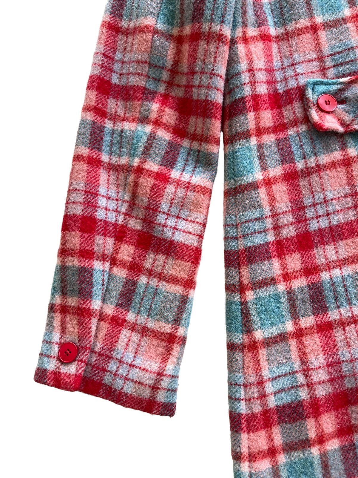 agnes b. 2006 Agnes B. Wool Tartan Chester Coat Size S / US 4 / IT 40 - 9 Thumbnail