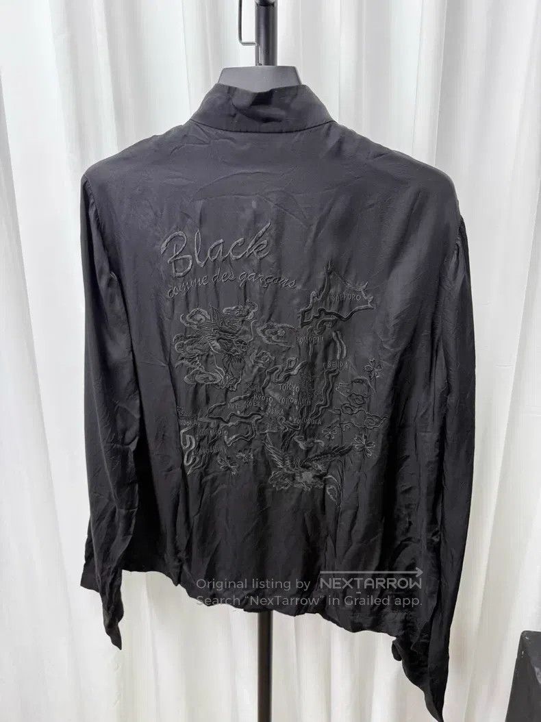 Comme des Garcons Comme Des Garcons Embroidered Snap Button Silk Jacket Size L / US 10 / IT 46 - 6 Thumbnail