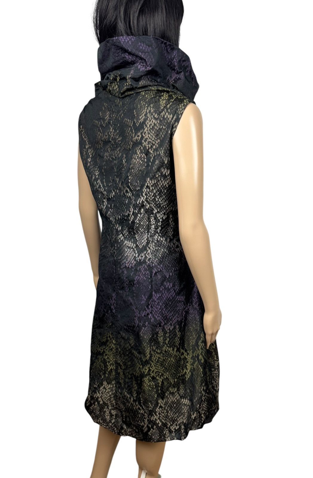 Designer Bitte Kai Rand Python Printed Dress Mock Neck size DE36 IT42 Size M / US 6-8 / IT 42-44 - 7 Thumbnail