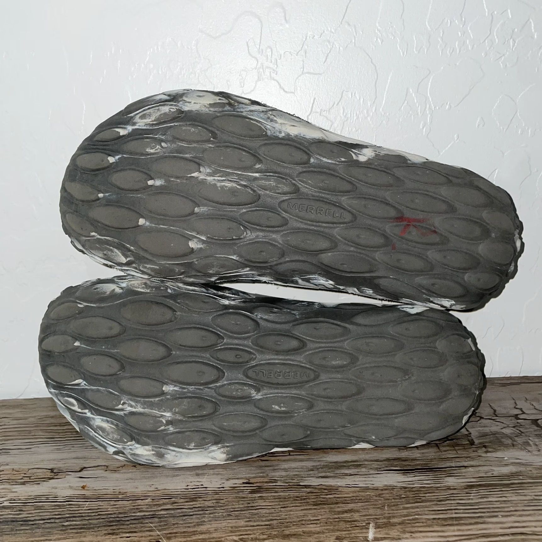 Merrell Merrell Gray Open-Toe Slides Mens Size 8 Sandal Slide Open Toe Gray 8 Mens Size ONE SIZE - 5 Thumbnail