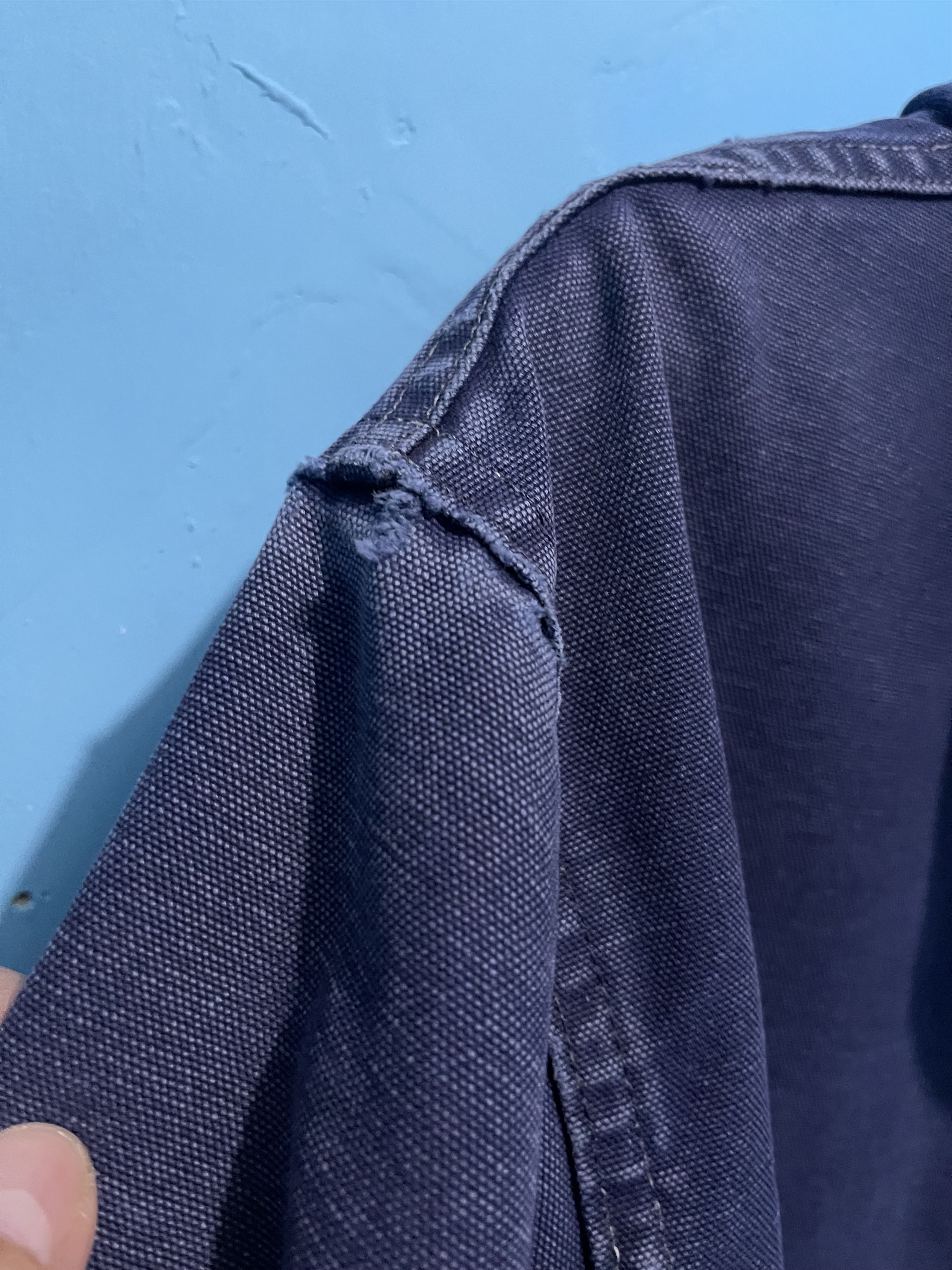 Carhartt Carhartt Blue Work Wear Hooded Jacket Size US L / EU 52-54 / 3 - 21 Thumbnail