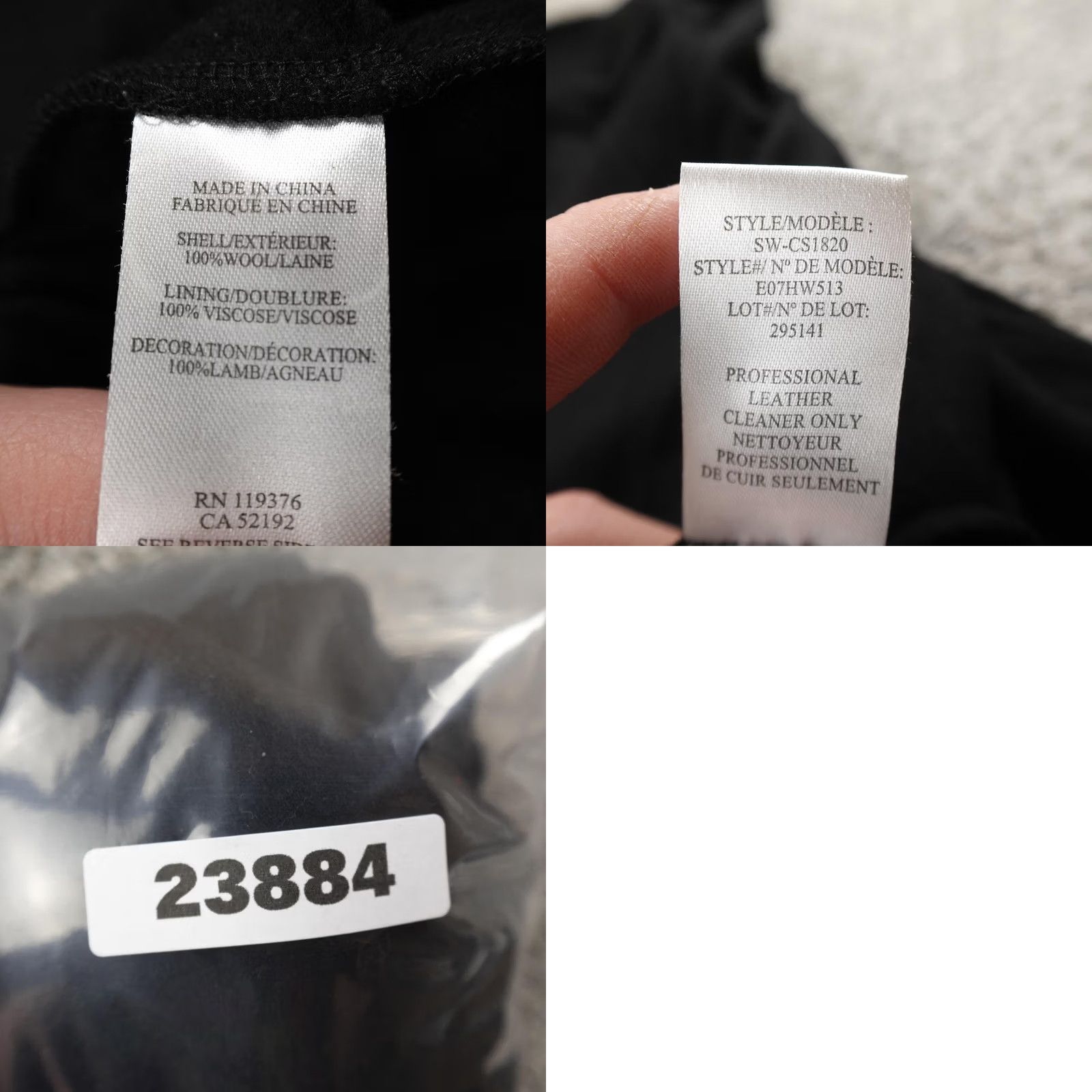 Helmut Lang VINTAGE Helmut Lang Coat Womens S Black Wool Toggle Leather Trim Long Cardigan Jacket Size S / US 4 / IT 40 - 8 Thumbnail