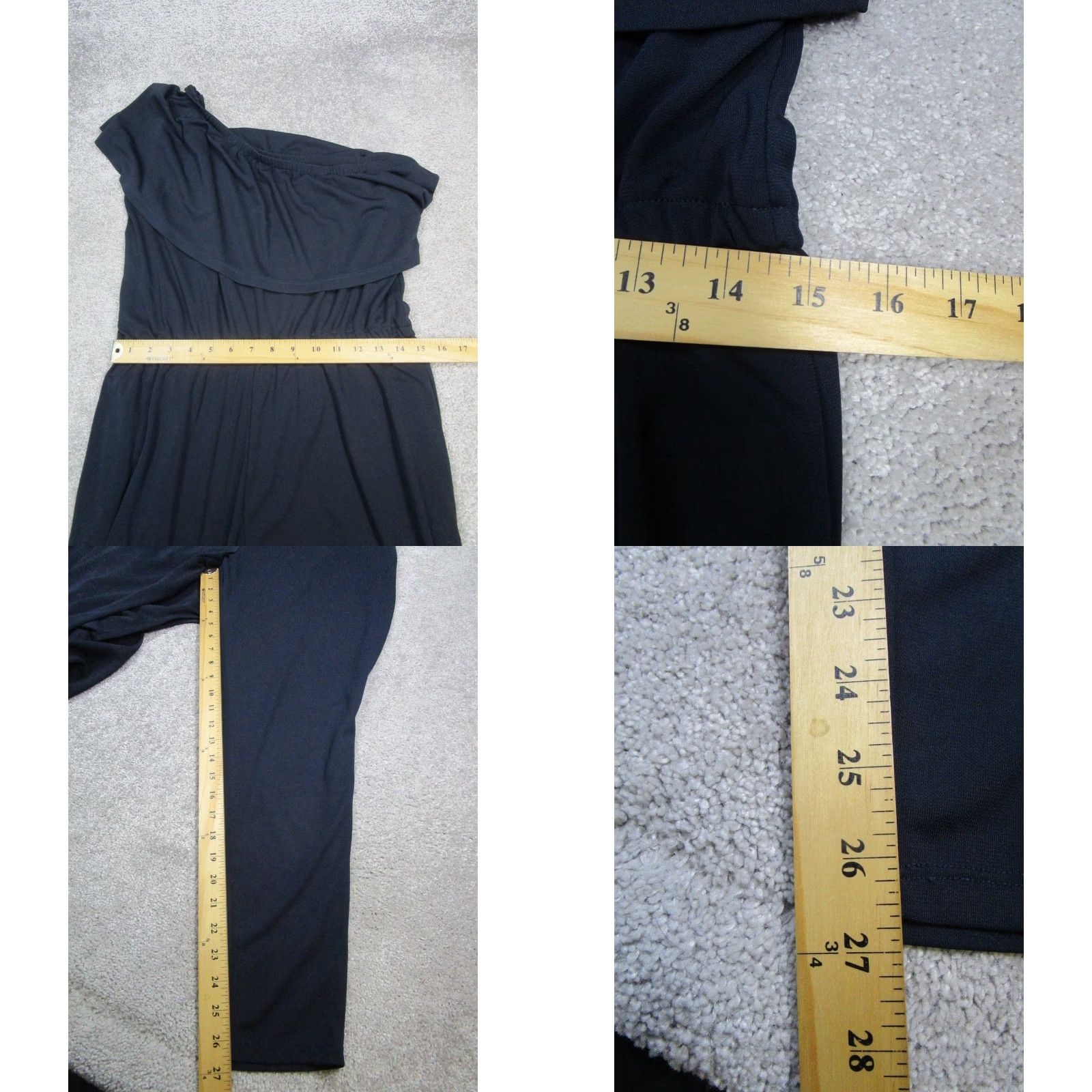 Ralph Lauren Lauren Ralph Lauren Jumpsuit Womens Large Blue One Shoulder Size 36" / US 14 / IT 50 - 8 Thumbnail