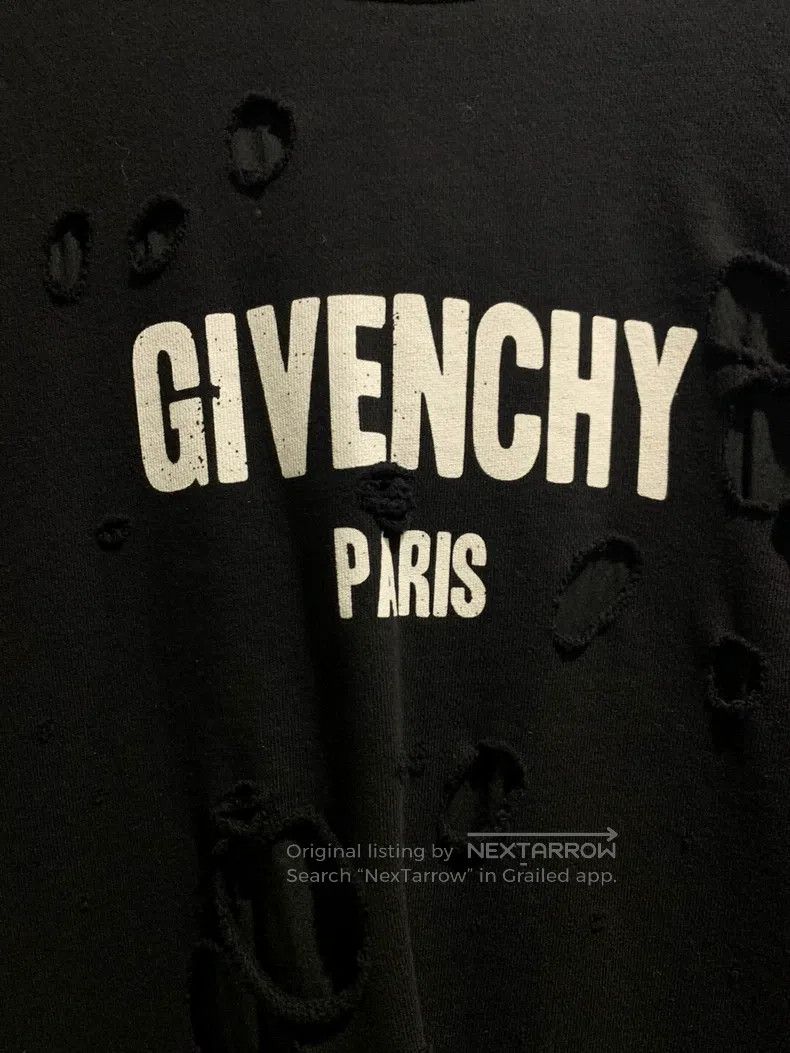 Givenchy Givenchy Distressed Denim Jacket in Grey Size US XS / EU 42 / 0 - 2 Thumbnail