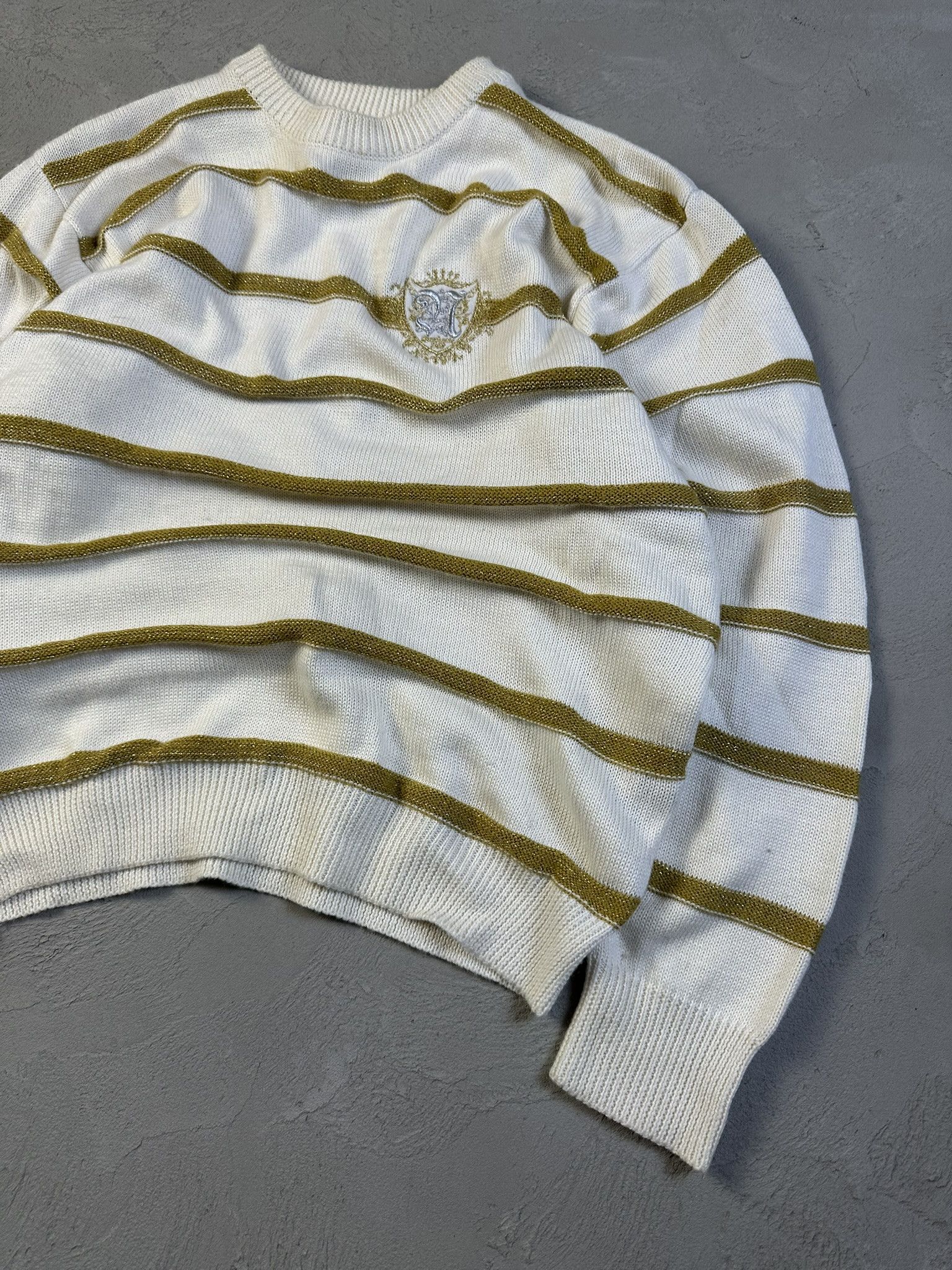 JNCO × Vintage Vintage Y2k Narkotic Wool Knit Hiphop Stripped Sweater 2000s Size US XL / EU 56 / 4 - 5 Thumbnail