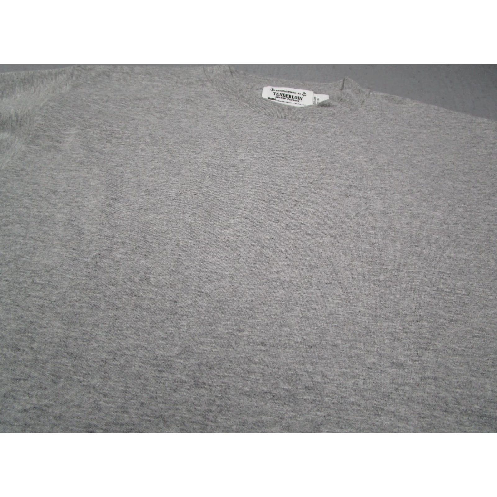 Tenderloin Tenderloin Mens Shirt M Gray Crew Neck Short Sleeve 90s Retro City Classic Bohemian College Outdoor Logo 90s Mens Size US M / EU 48-50 / 2 - 2 Thumbnail