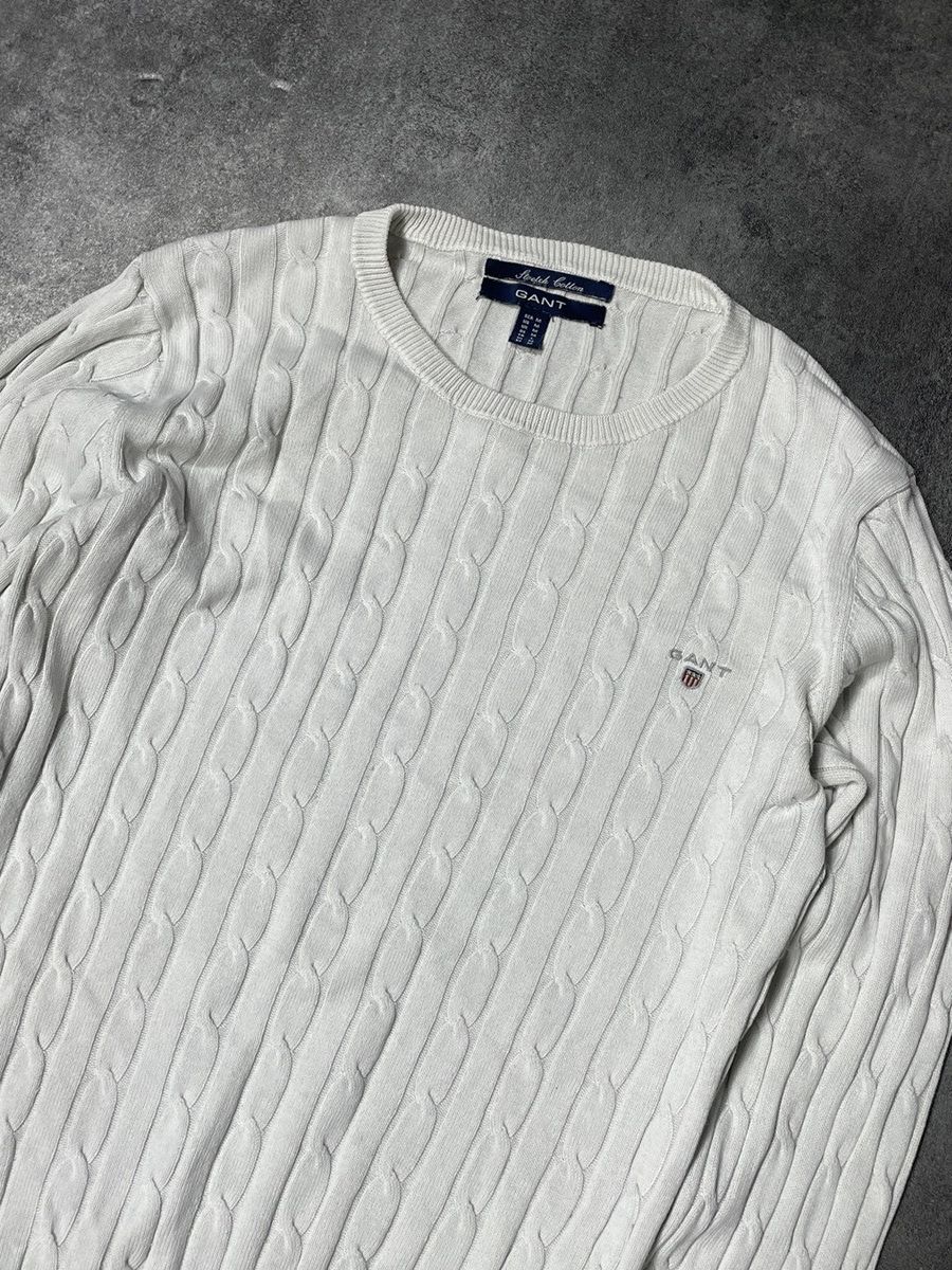 Gant 🔥Offers🔥Gant Luxury Braid Sweater Knitwear Size M / US 6-8 / IT 42-44 - 2 Thumbnail