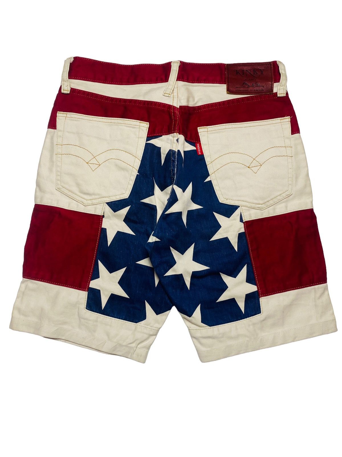 Hysteric Glamour 1990s Hysteric Glamour Kinky - Iconic Short Star Denim Size US 29 - 1 Thumbnail
