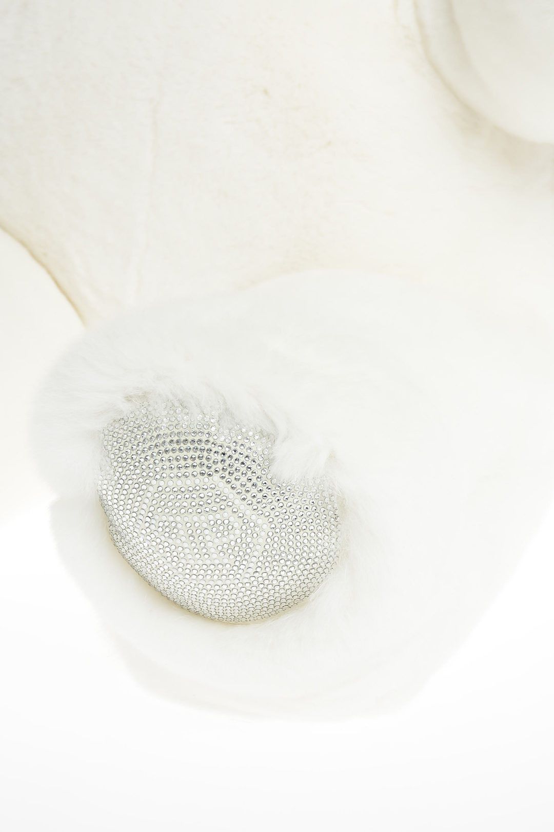 Philipp Plein og1mm0824 Size: OS / Real Fur Teddy Bear in White Size ONE SIZE - 4 Thumbnail