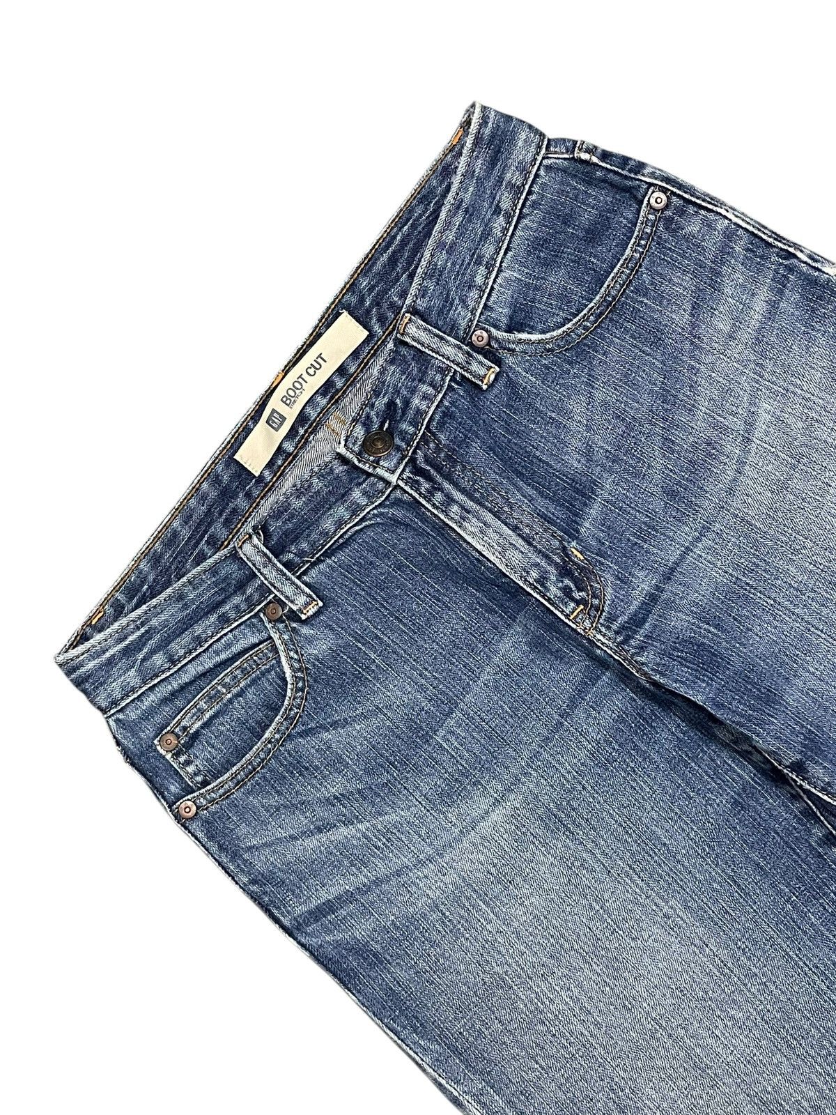 Gap × Yeezy Vintage Y2K Gap Bootcut Strech Denim Blue Washed Jeans Size 30" / US 8 / IT 44 - 7 Thumbnail