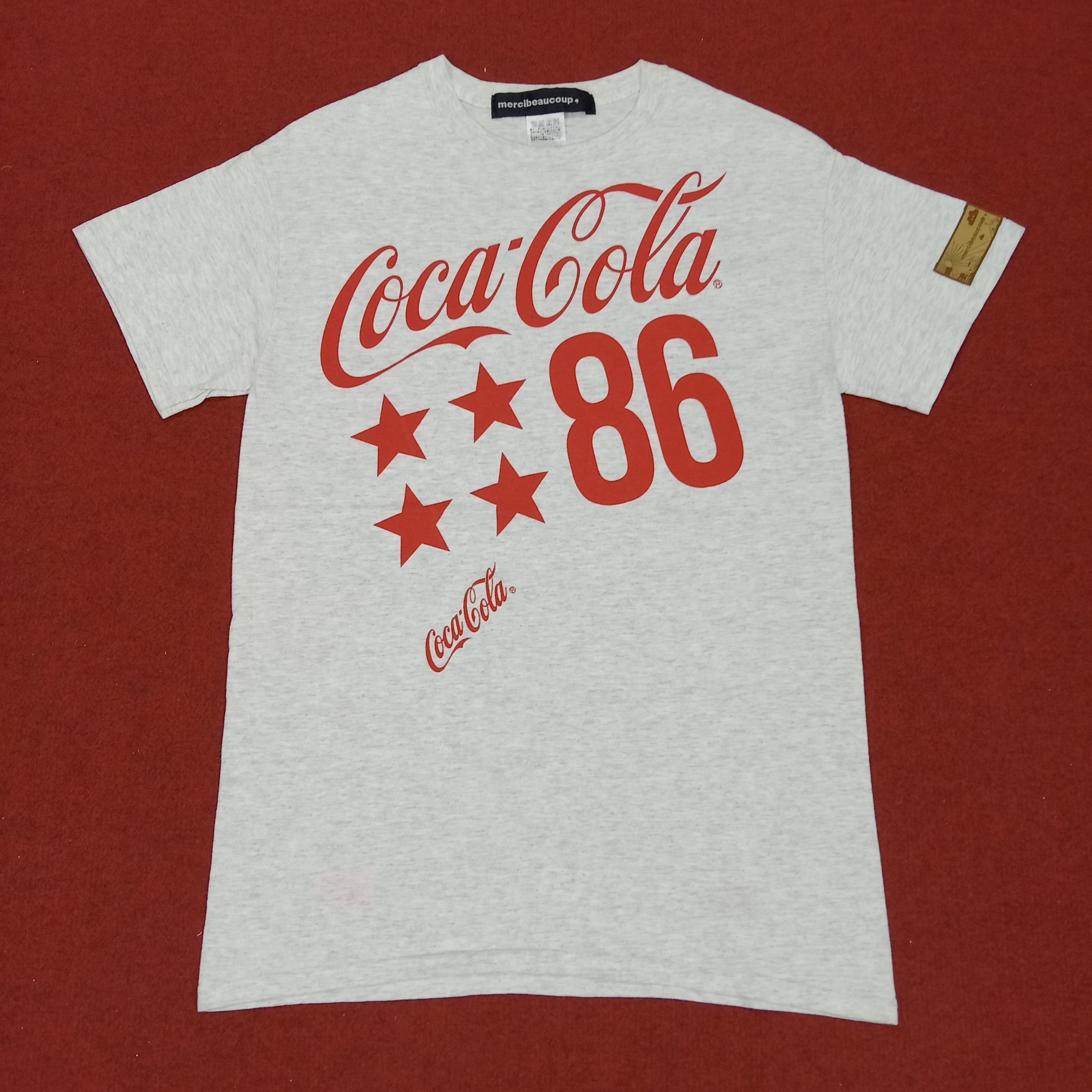 Coca Cola Mercibeaucoup X Coca Cola Japanese Designer Brand Tshirt Size US S / EU 44-46 / 1 - 1 Thumbnail