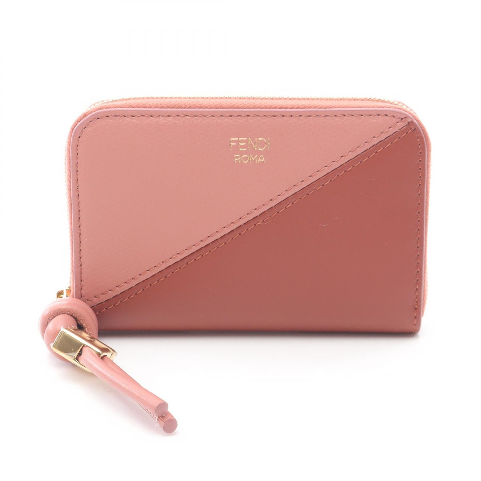 Fendi Fendi FENDI FF Diamond Leather Zip Around Wallet Leather Short Wallet 8M0313AYCAF1TWI DUTY FREE for USA Size ONE SIZE - 1 Thumbnail
