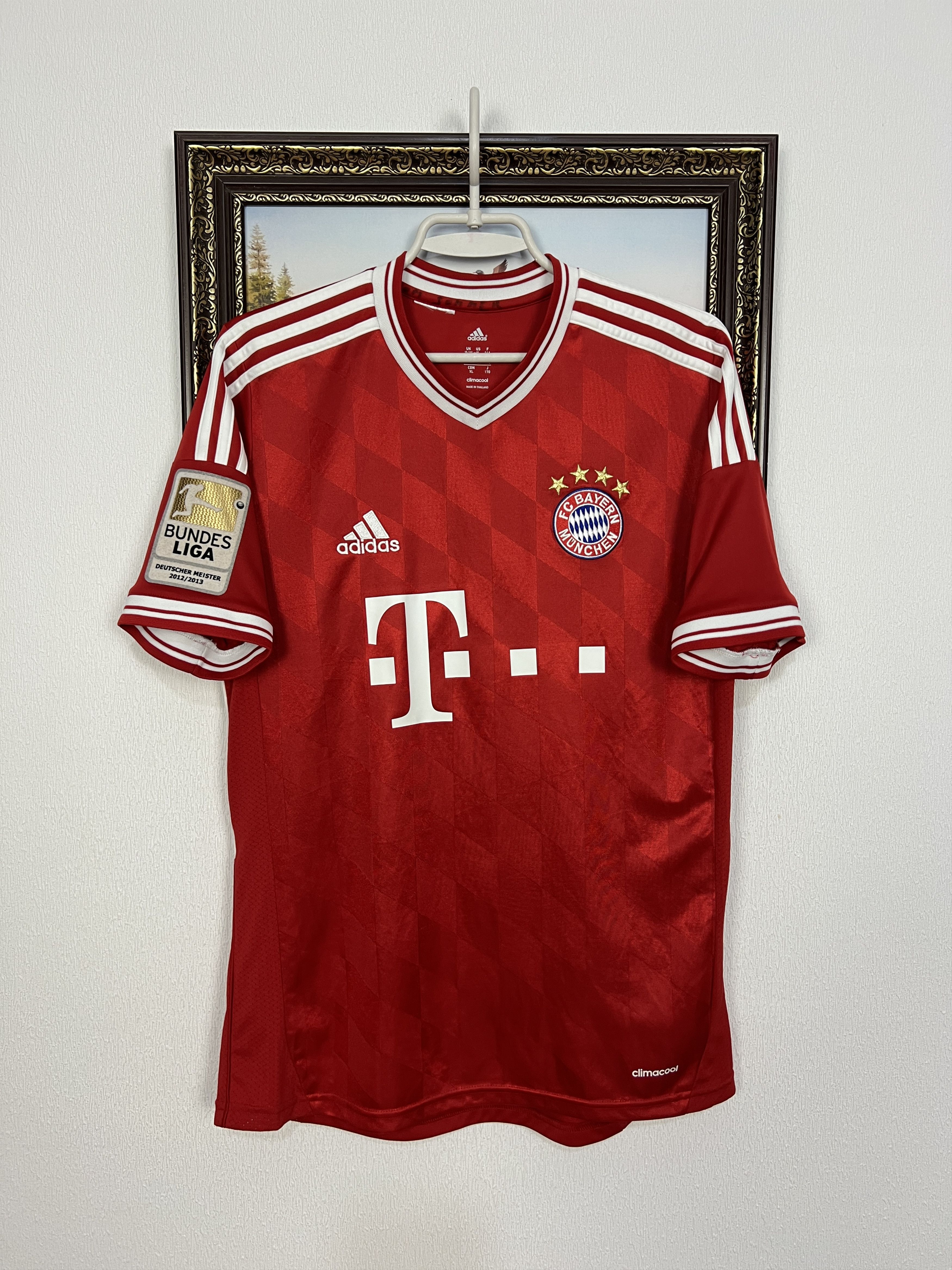Adidas Bayern Munich football shirt Adidas Gotze Jersey Boys XL Size US XXS / EU 40 - 3 Thumbnail
