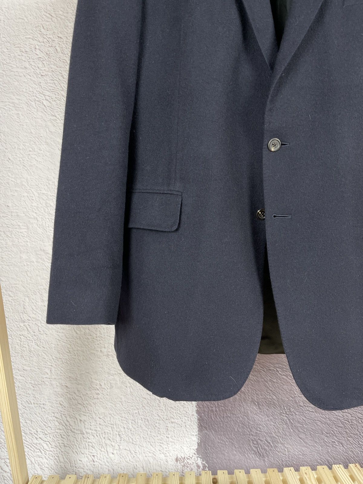 Ede & Ravenscroft Ede & Ravenscroft pure cashmere 2 button blazer Joshua Ellis Size 46L - 4 Thumbnail